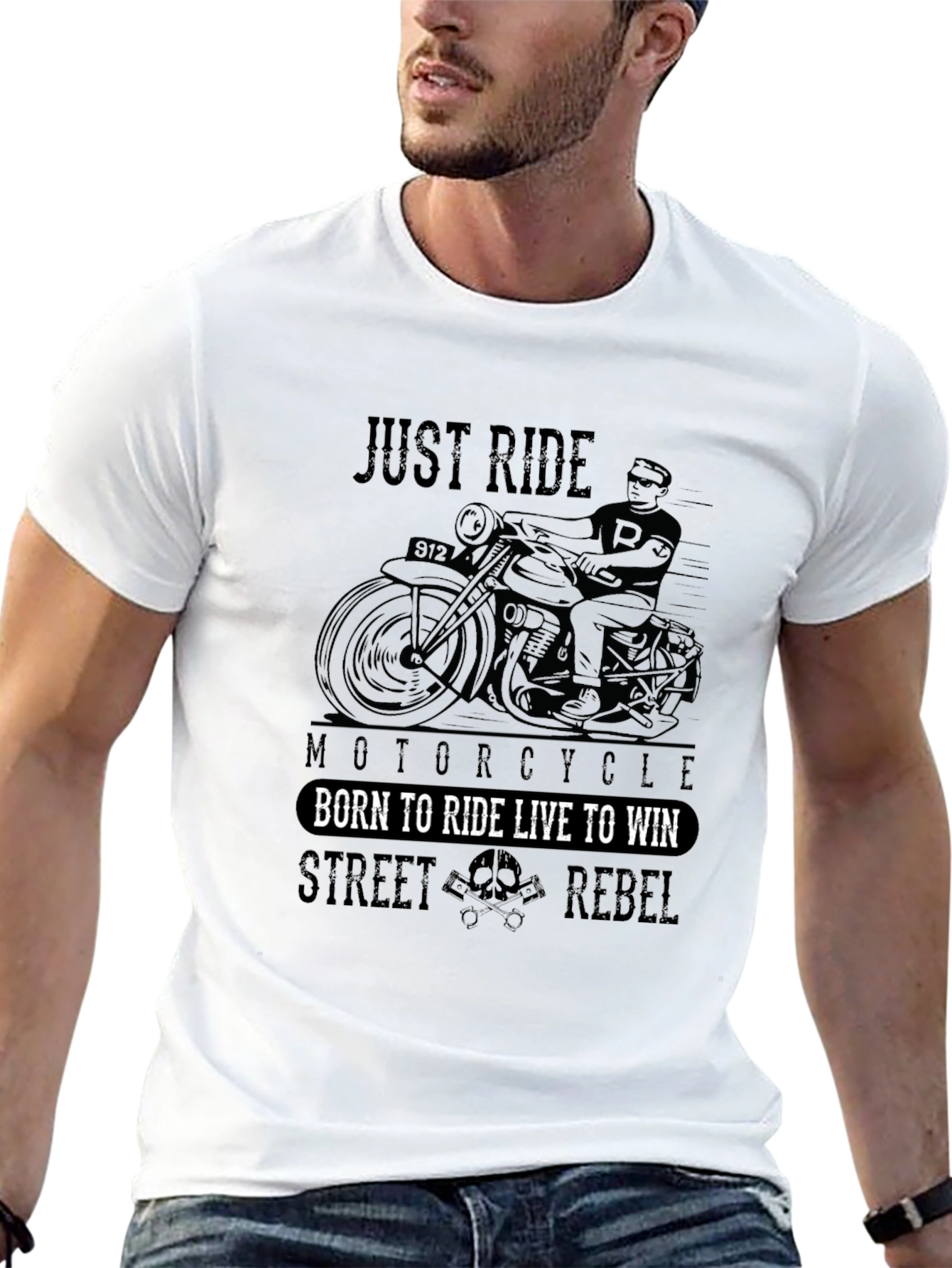 Born to Ride Motorcycle T-Shirt