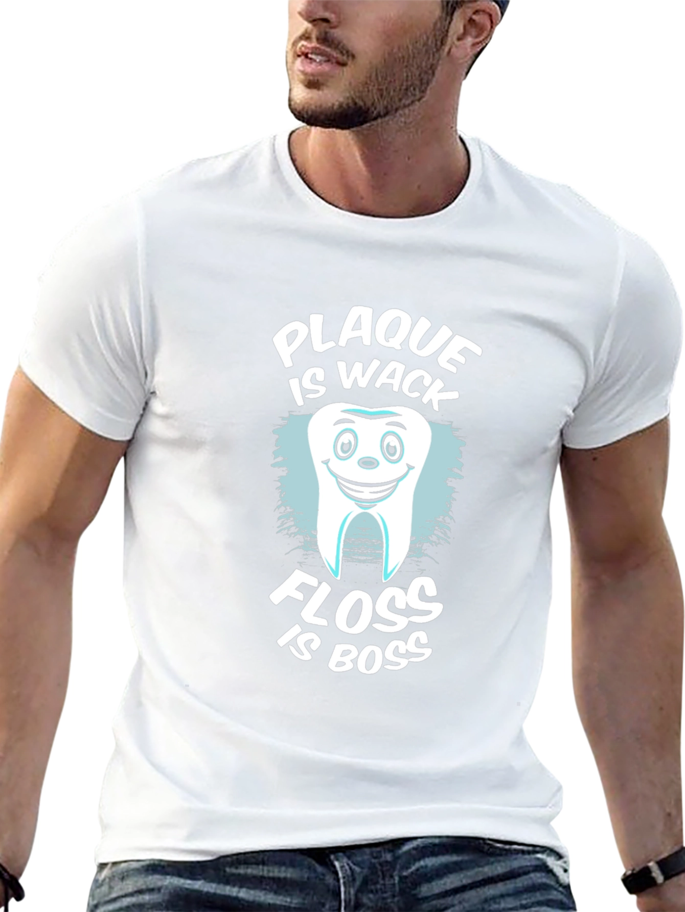 Plaque is Wack Floss is Boss Funny Dental T-Shirt