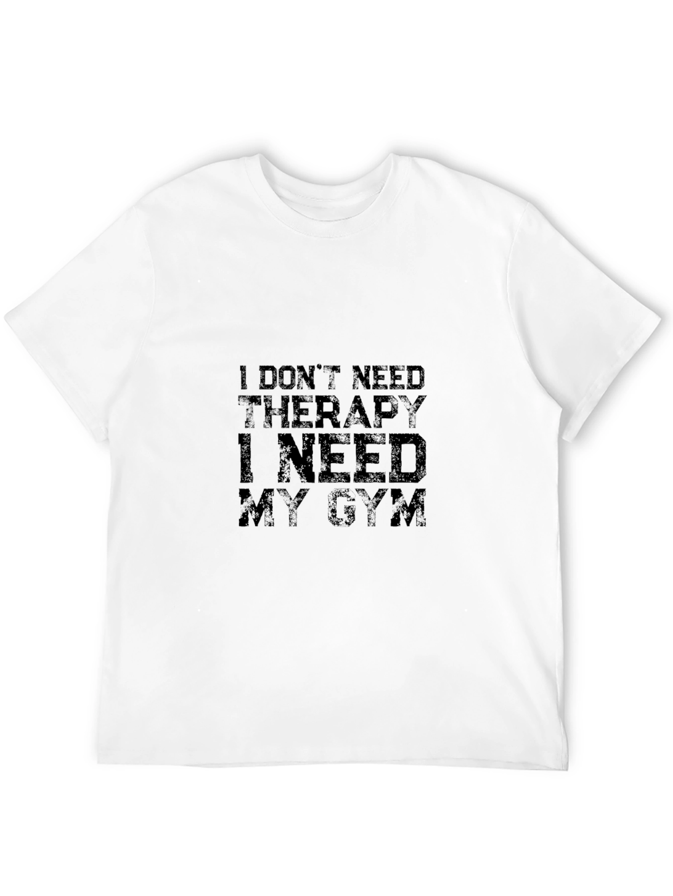 Gym Therapy T-Shirt - Black Short Sleeve Tee