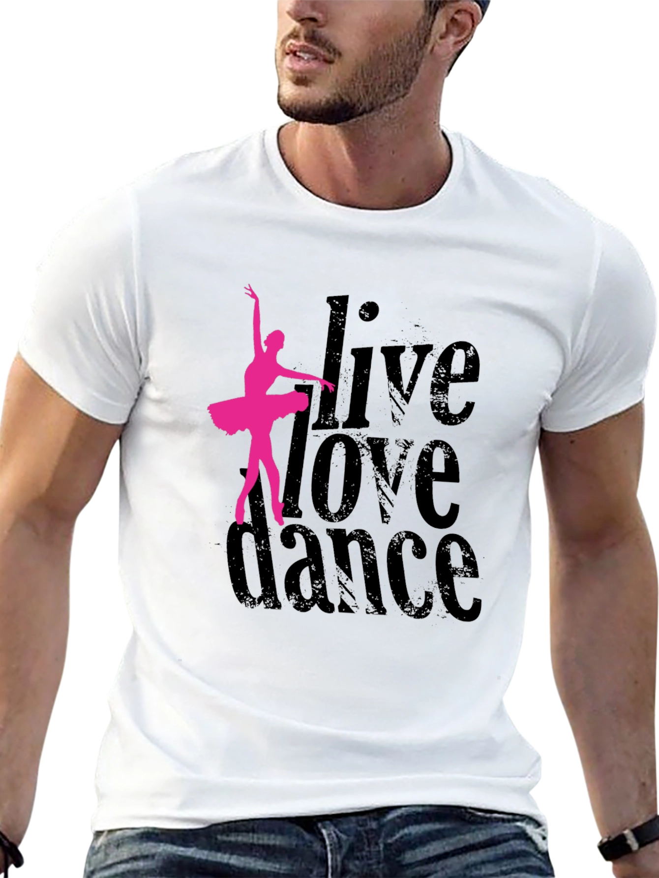 Live Love Dance T-Shirt - Ballet Dancer Graphic Tee