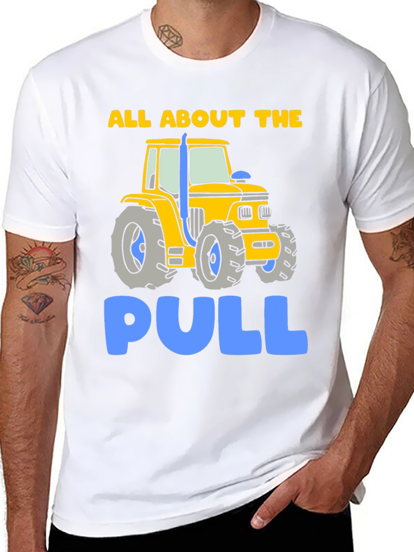 All About The Pull Tractor Graphic Tee