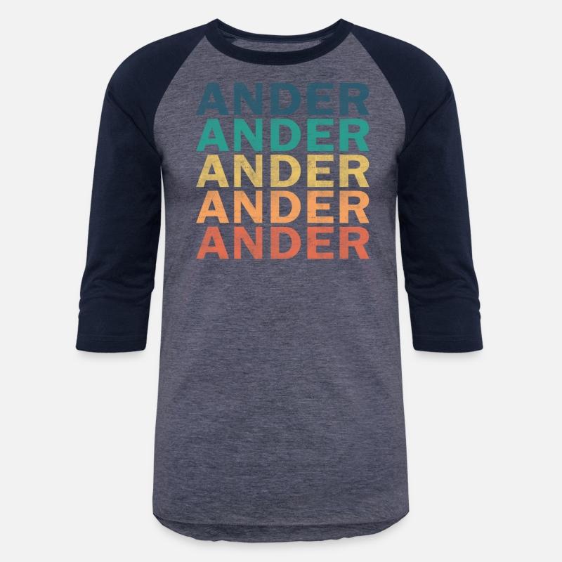Ander Name T Shirt - Ander Vintage Retro Name Gift