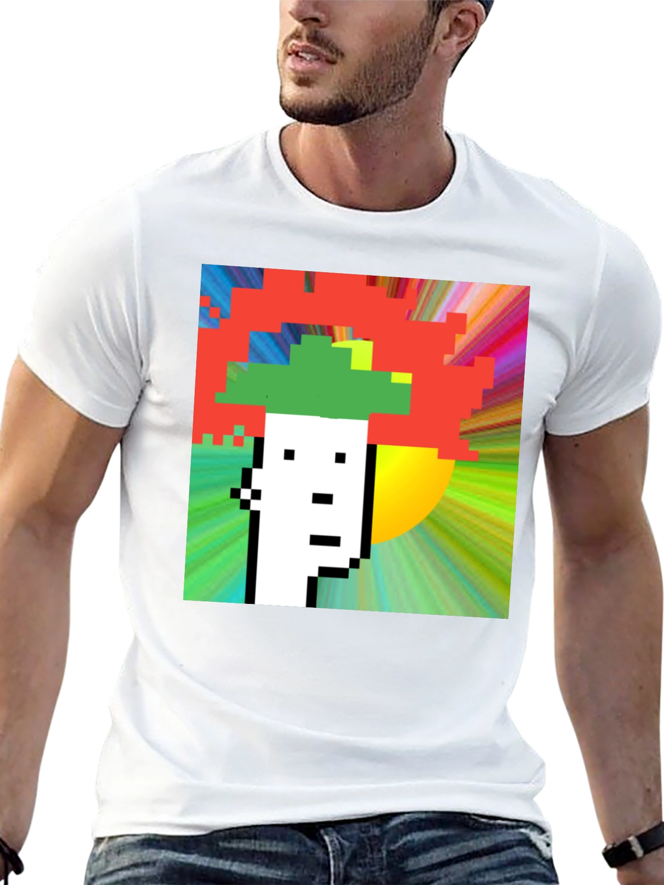 Pixel Art Crypto T-Shirt - Unique Graphic Tee