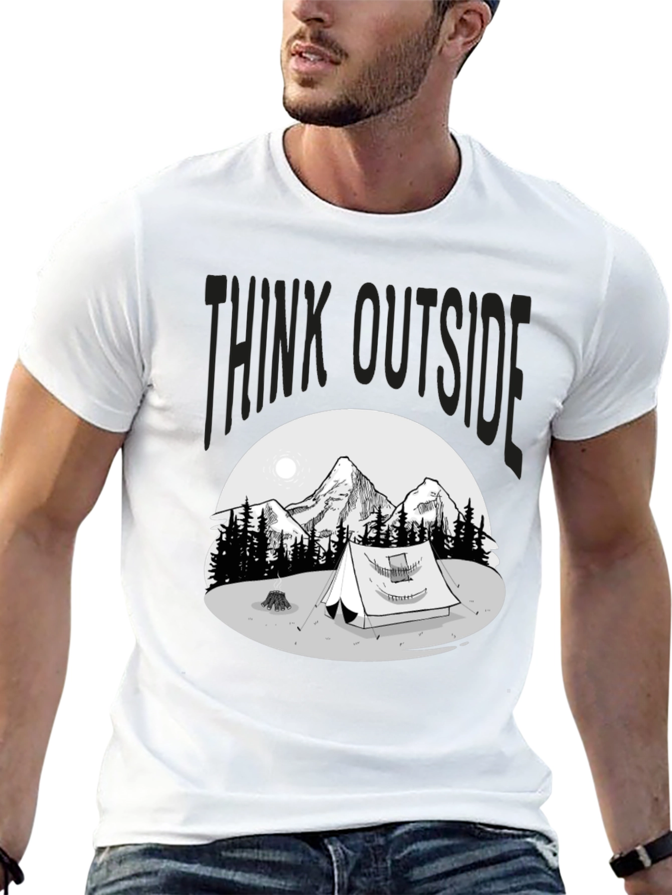 Think Outside Graphic T-Shirt