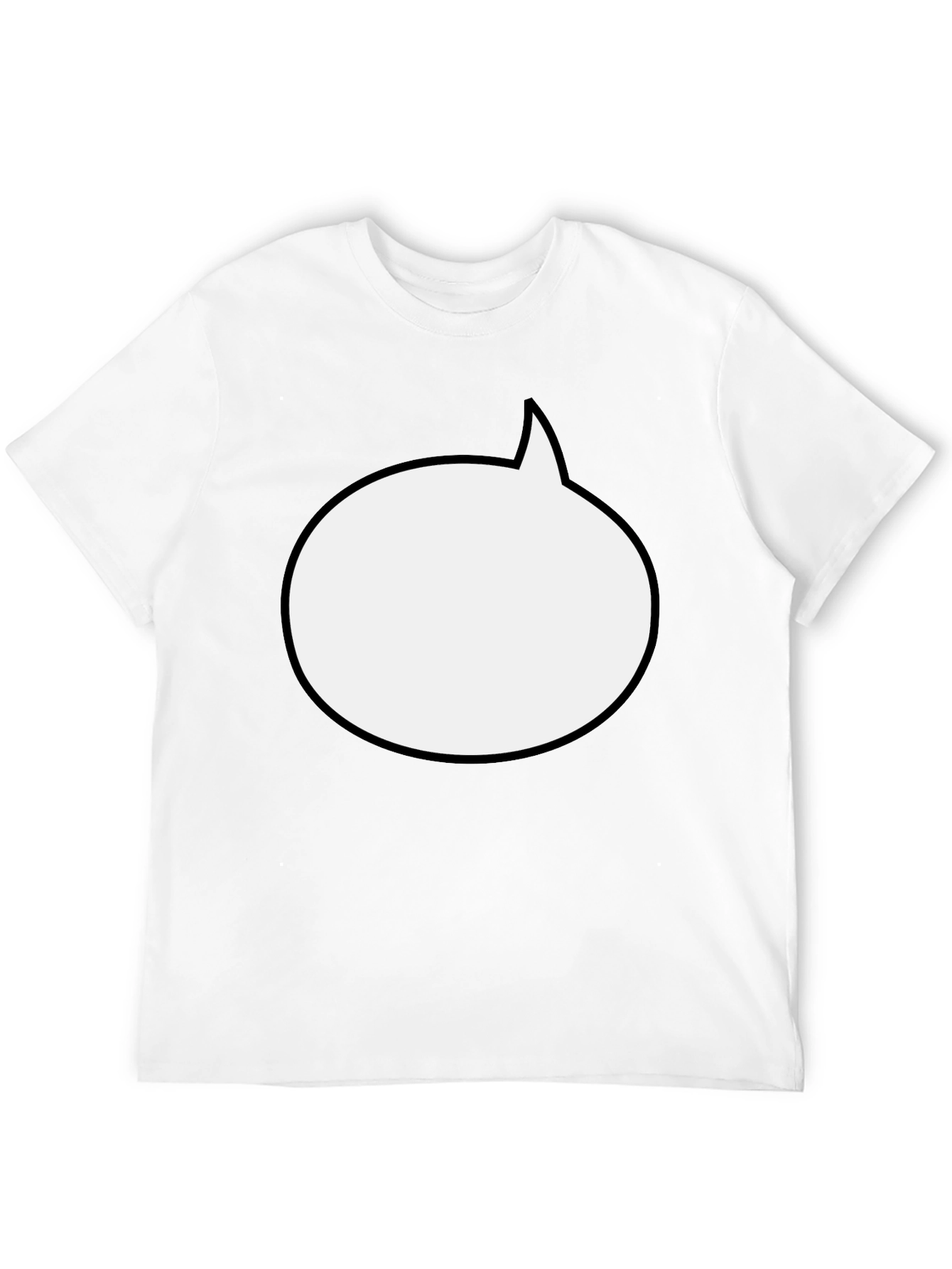 Comic Bubble Black T-Shirt