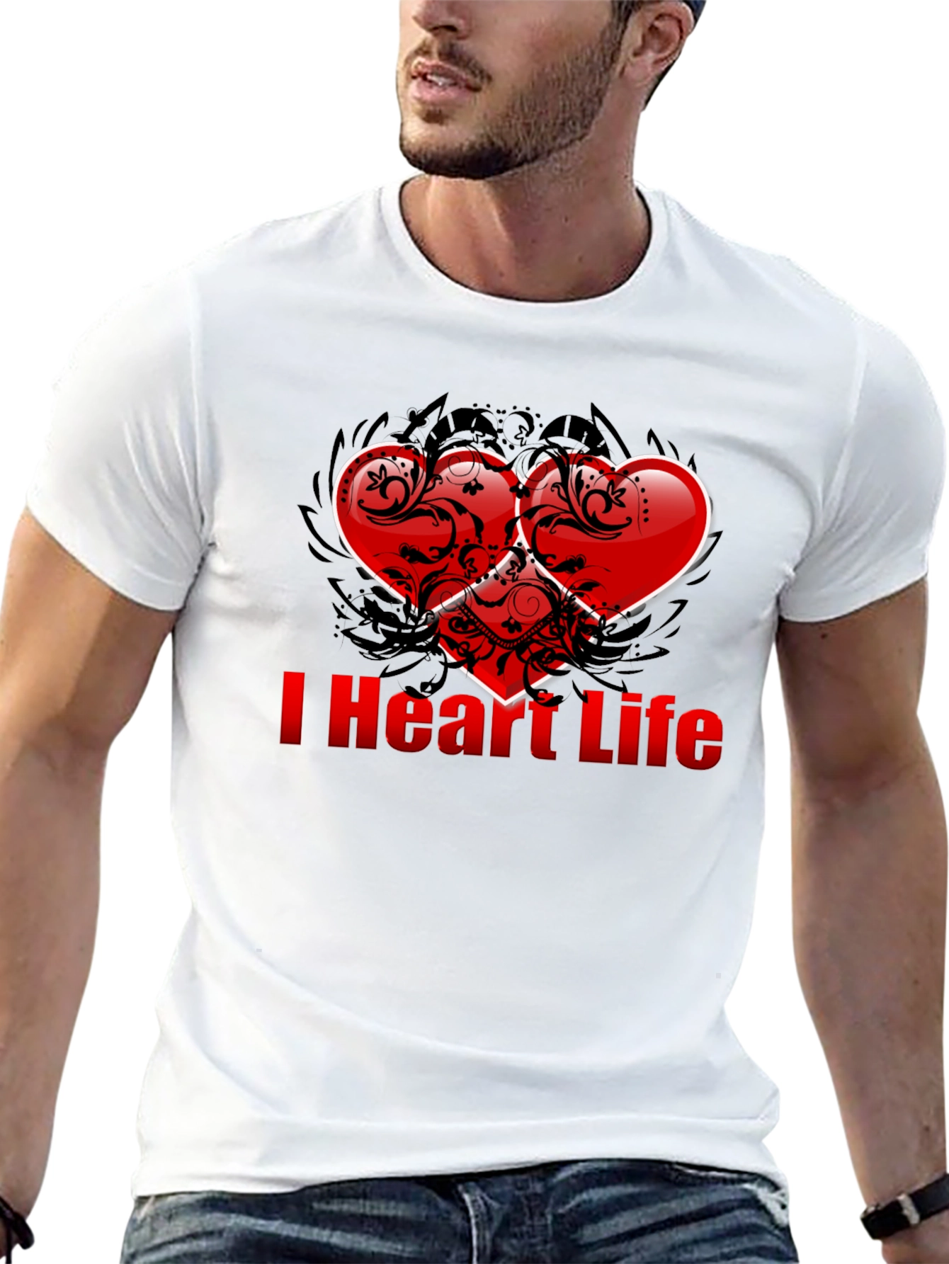 I Heart Life T-Shirt - Stylish Graphic Tee