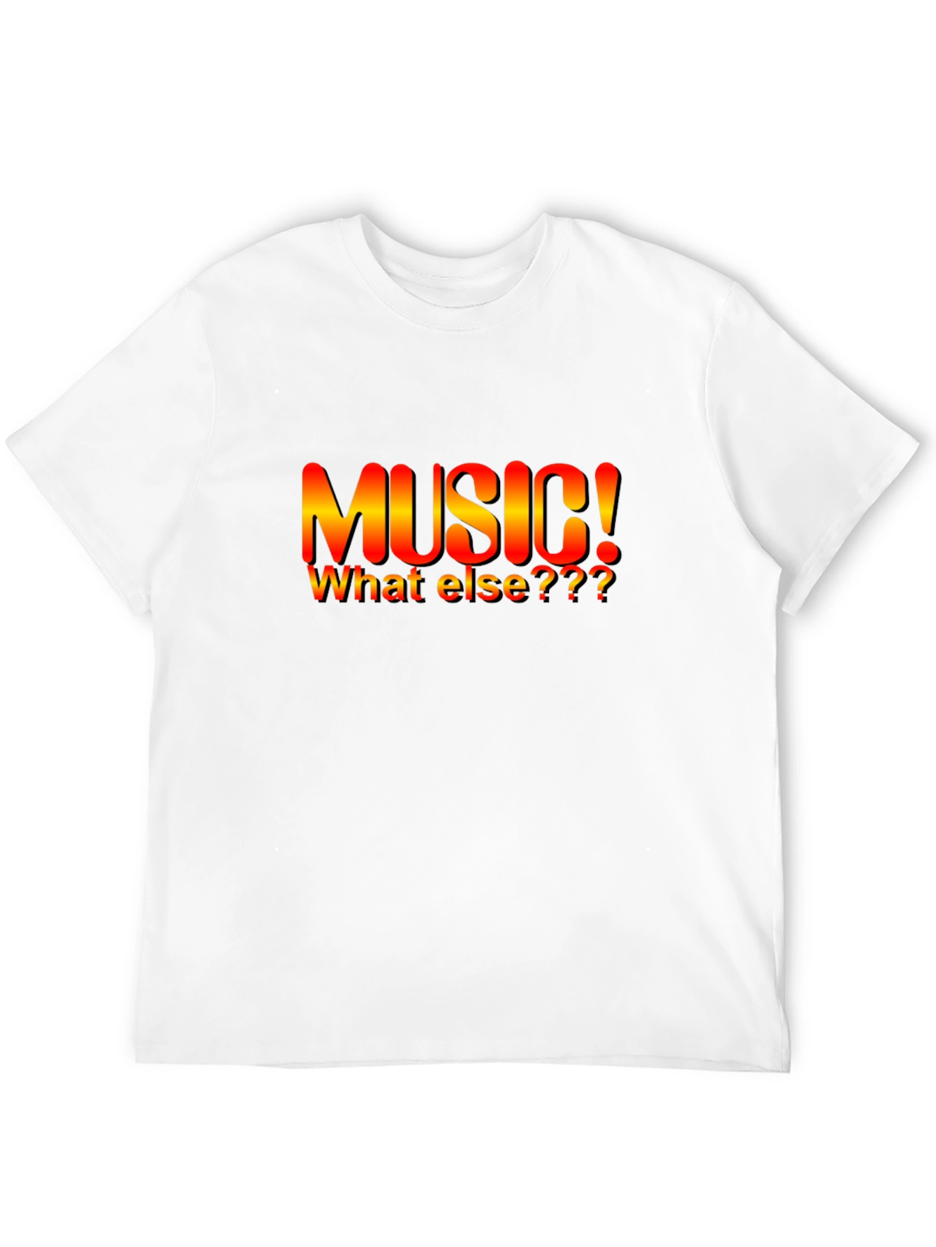 Music! What Else??? Black Graphic Tee