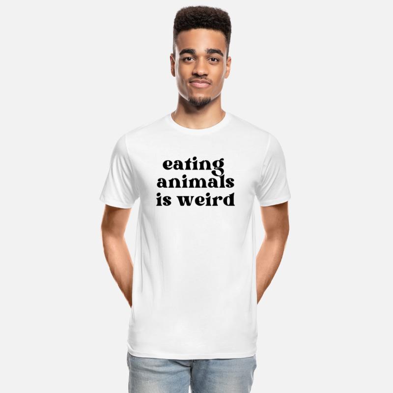 Bold "Eating Animals Is Weird" (Vegan, Vegetarian)