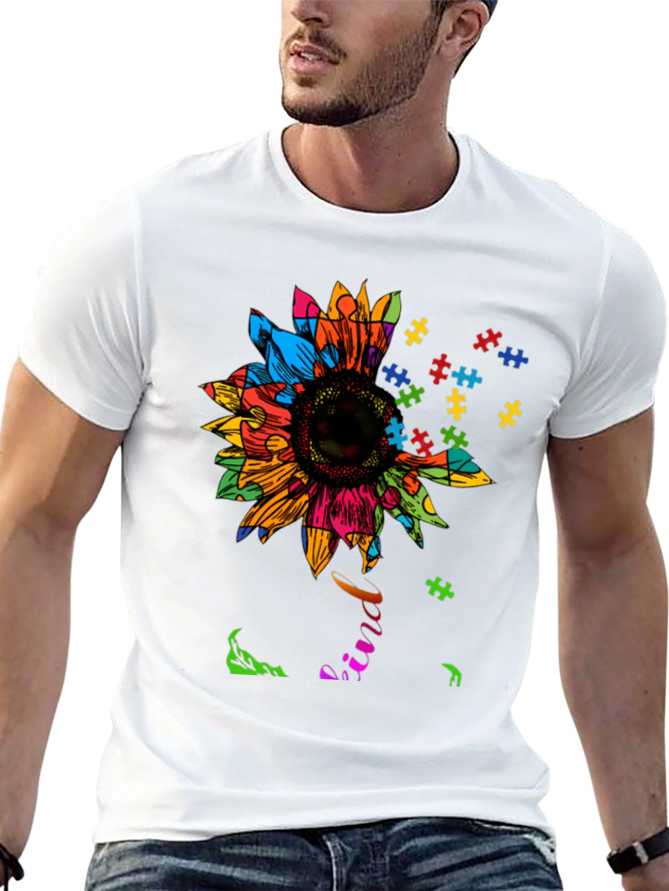 Sunflower Autism Awareness T-Shirt