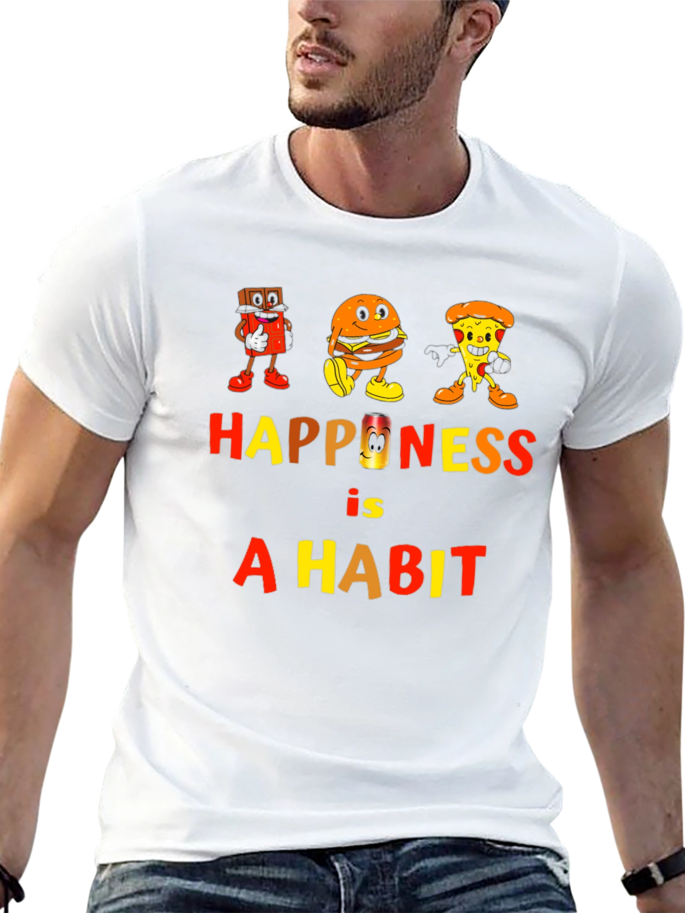 Happiness is a Habit Graphic Tee