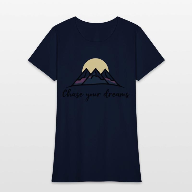 Chase Your Dreams Minimalist Mountain