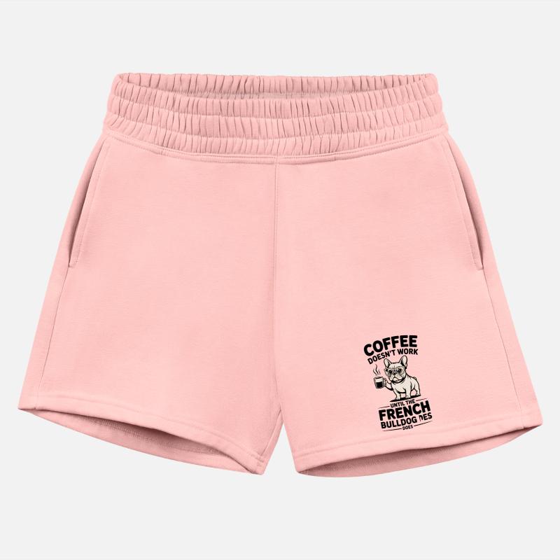 Chic French Bulldog with Coffee Mug