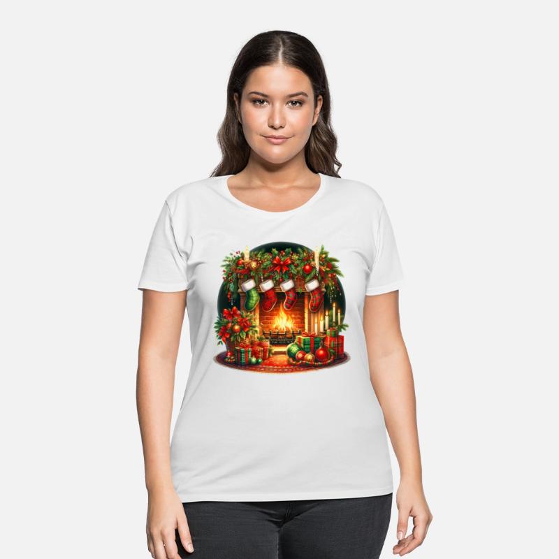 Christmas Merry Christmas For Gift Fireplace