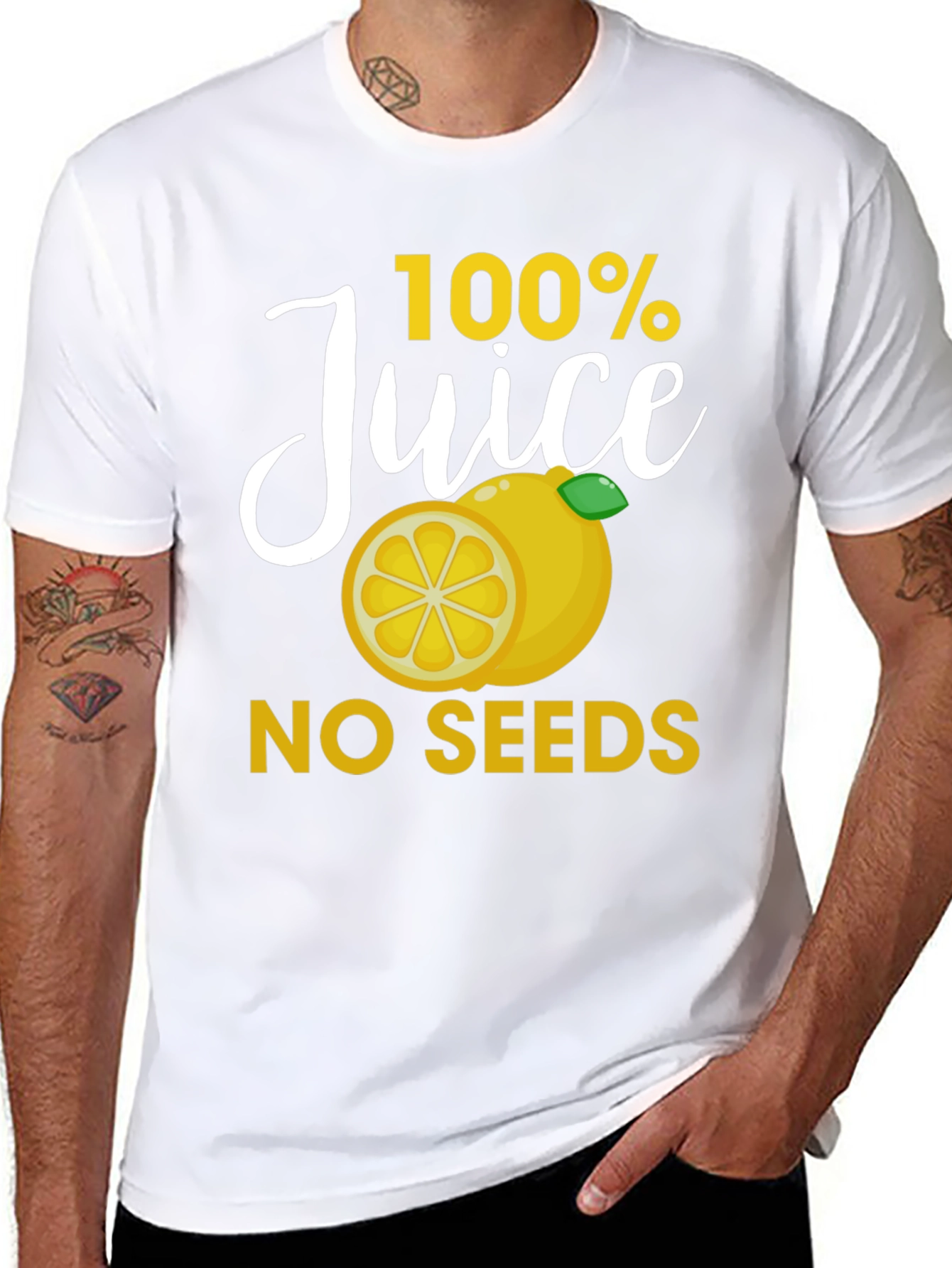 100% Juice No Seeds Graphic T-Shirt