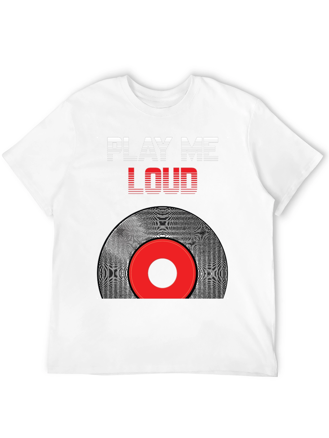 Play Me Loud Graphic Tee - Music Lover T-Shirt