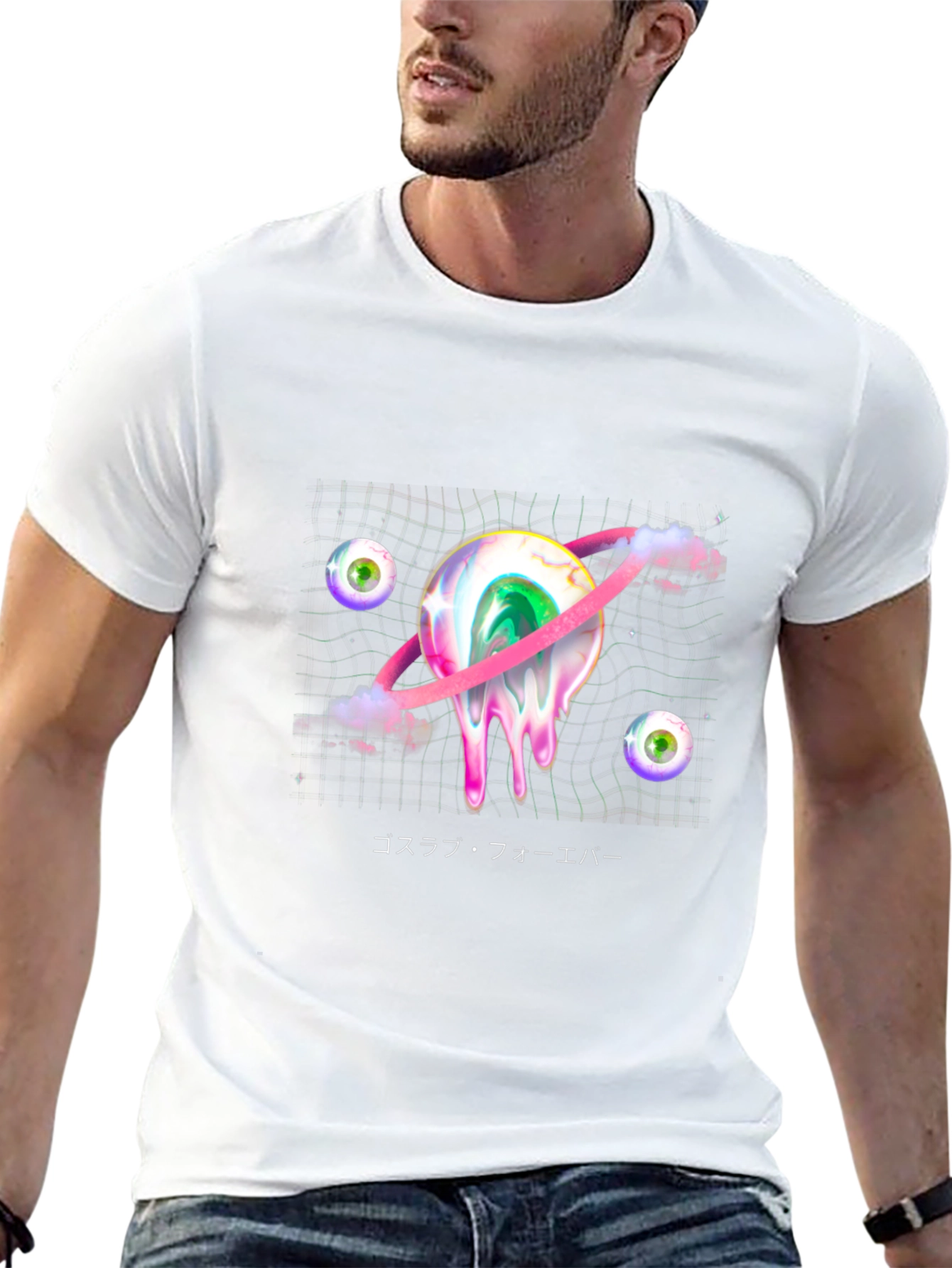 Eye Planet Graphic Tee - Unique Streetwear