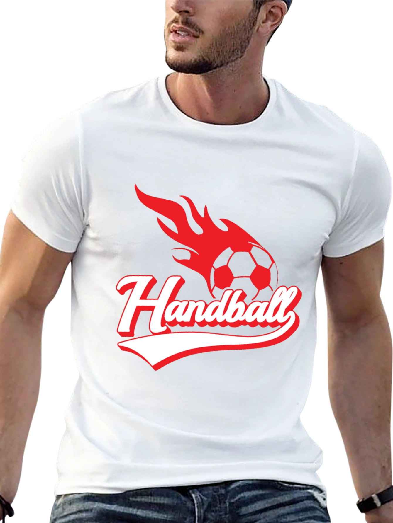 Handball Flame T-Shirt - Sportswear Tee