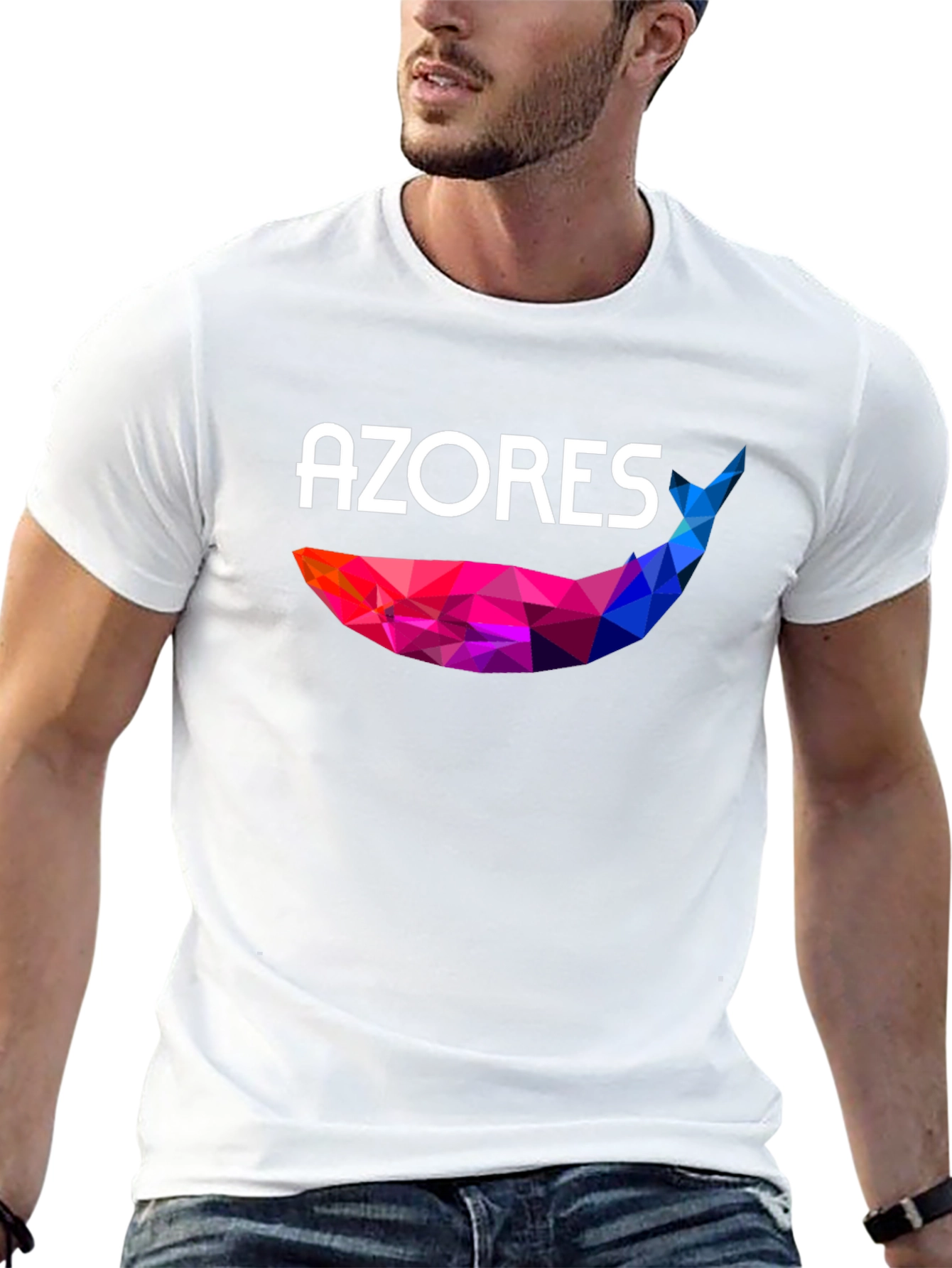 Azores Whale Geometric T-Shirt