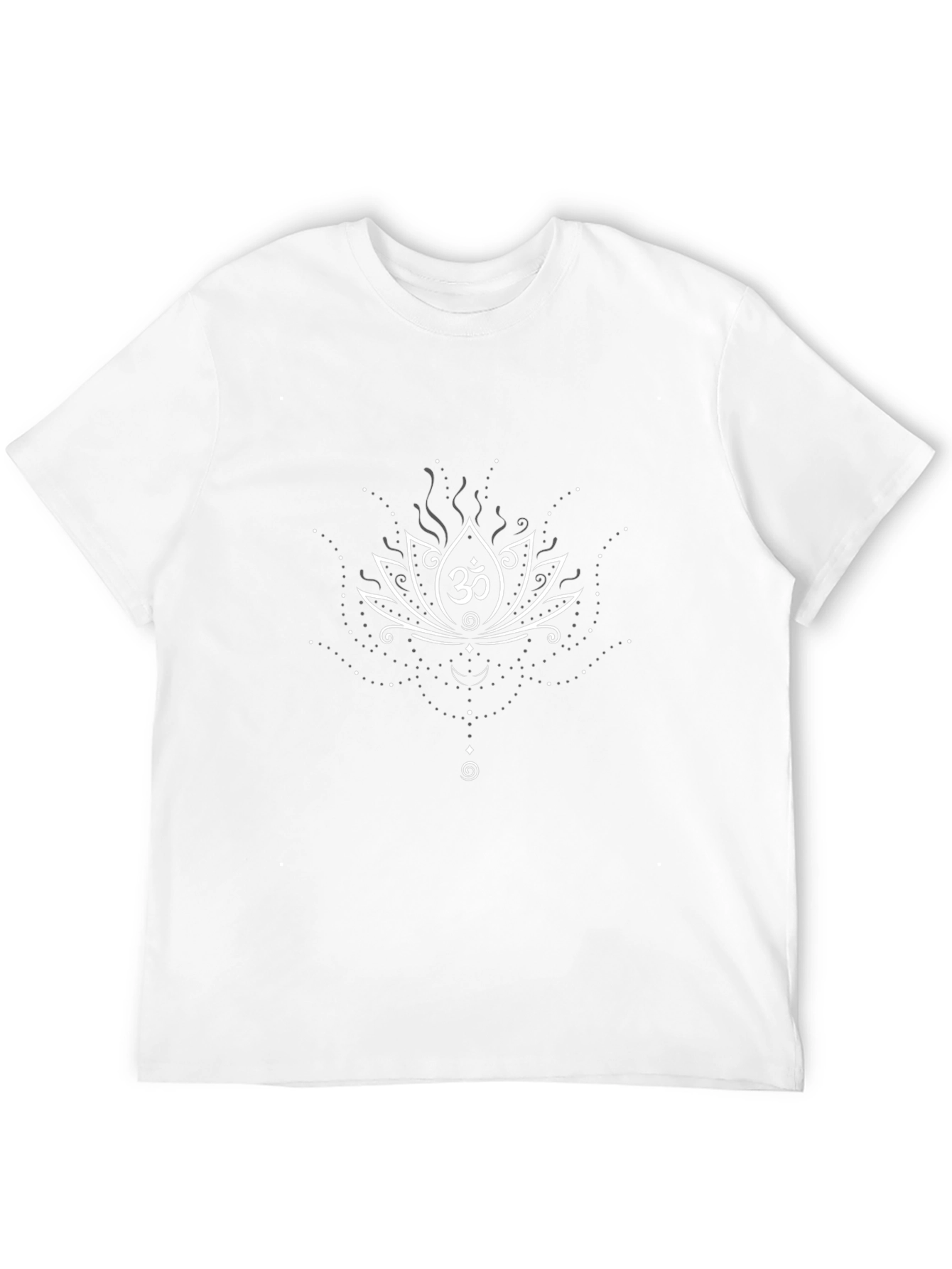 Lotus Om Graphic T-Shirt - Spiritual Design Tee