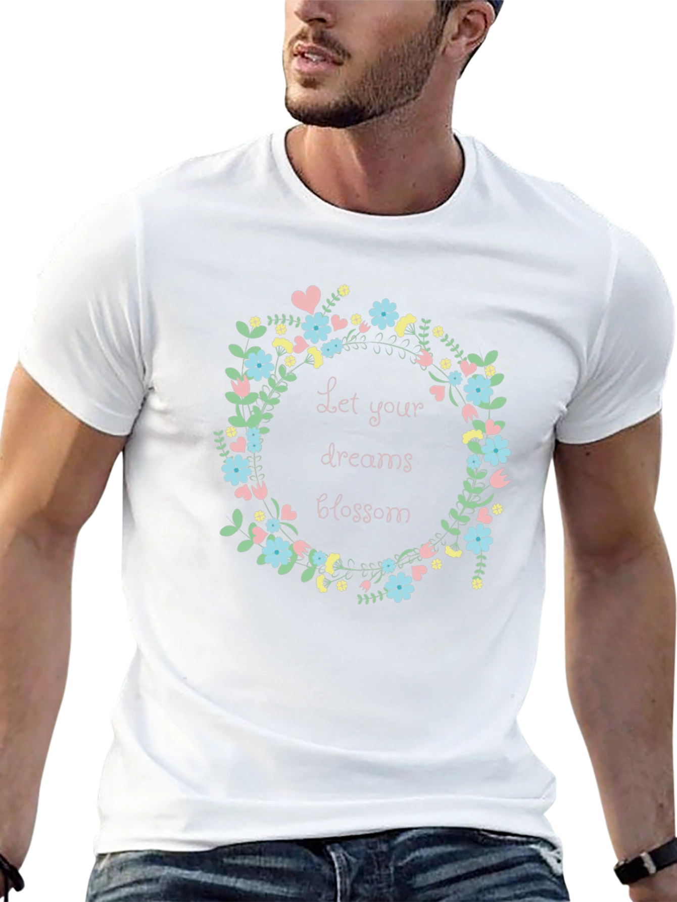 Floral Dreams T-Shirt - Let Your Dreams Blossom