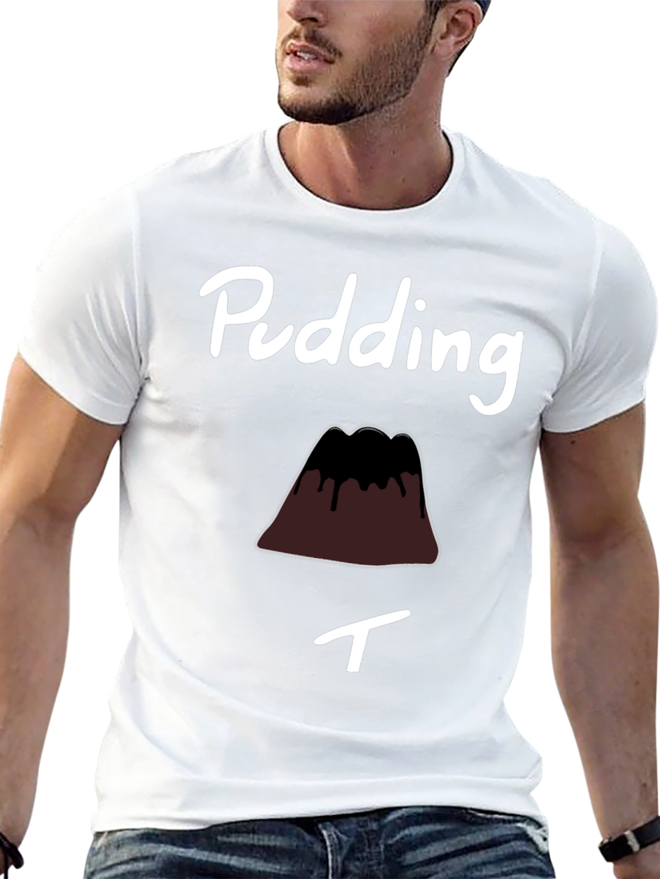Pudding T-Shirt Funny Dessert Tee