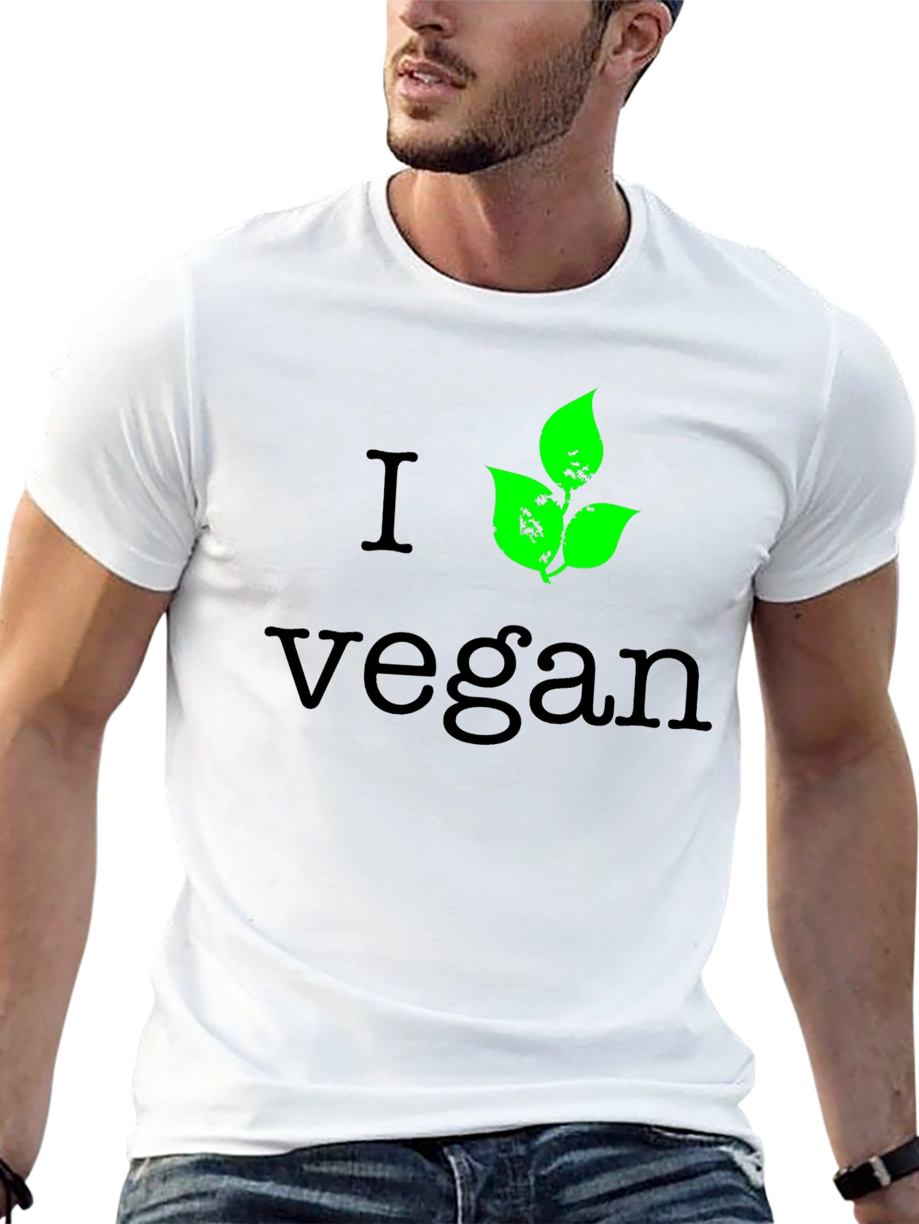 I Leaf Vegan T-Shirt - Black