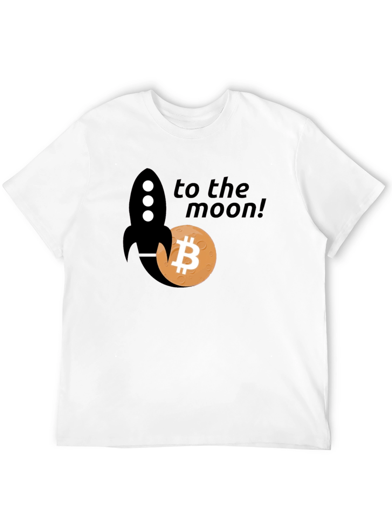Bitcoin Rocket To The Moon T-Shirt