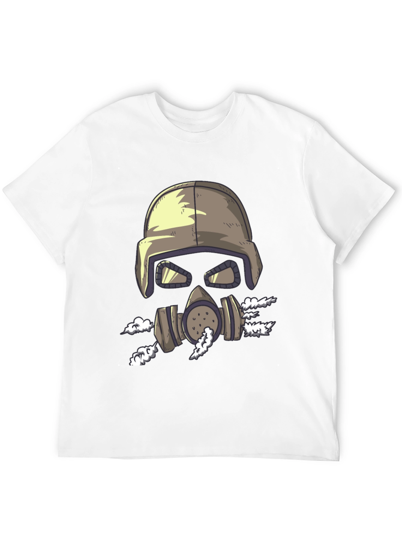 Gas Mask Graphic Tee - Cool Unique Design