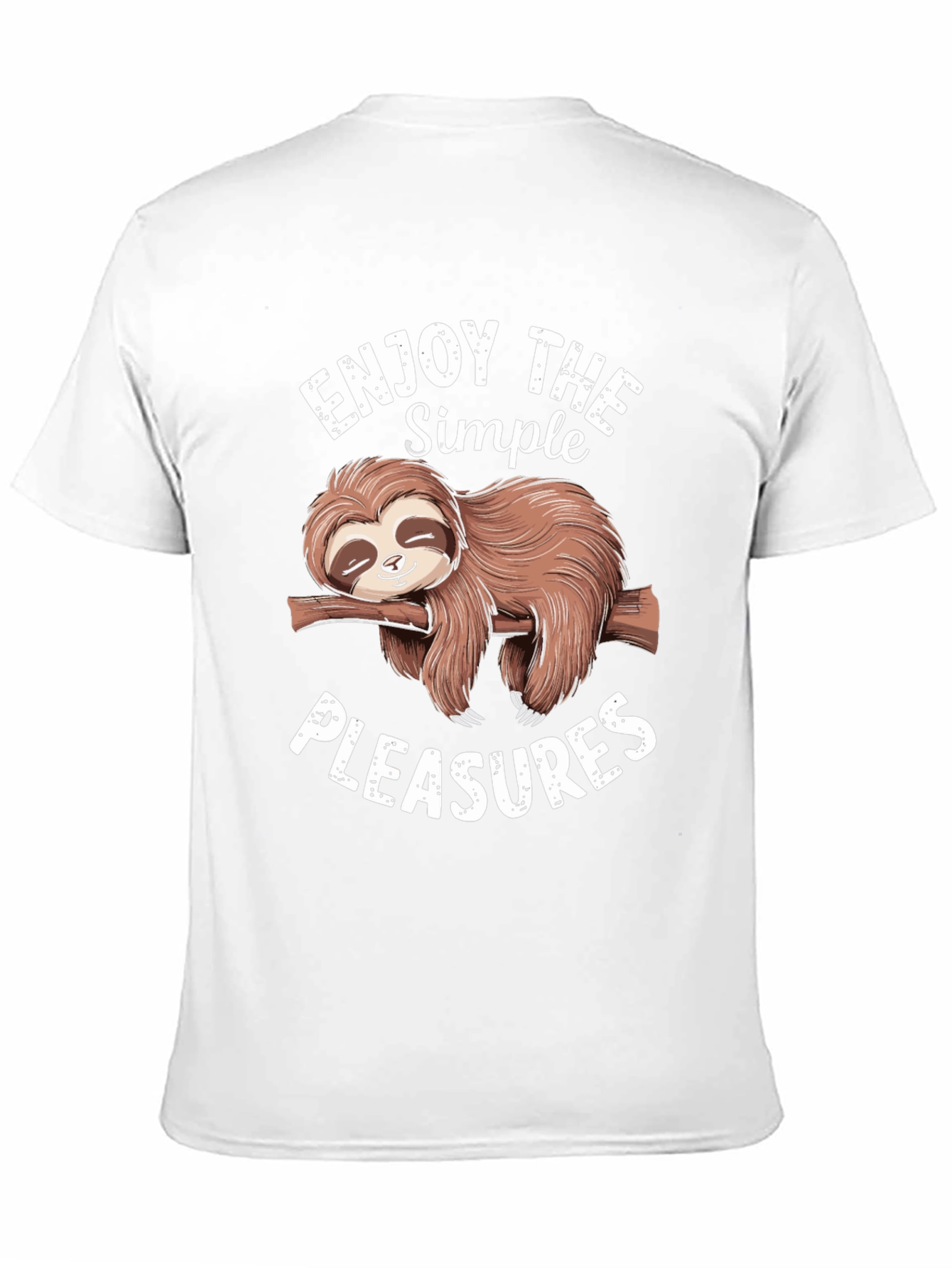 Enjoy Simple Pleasures Sloth Graphic Tee
