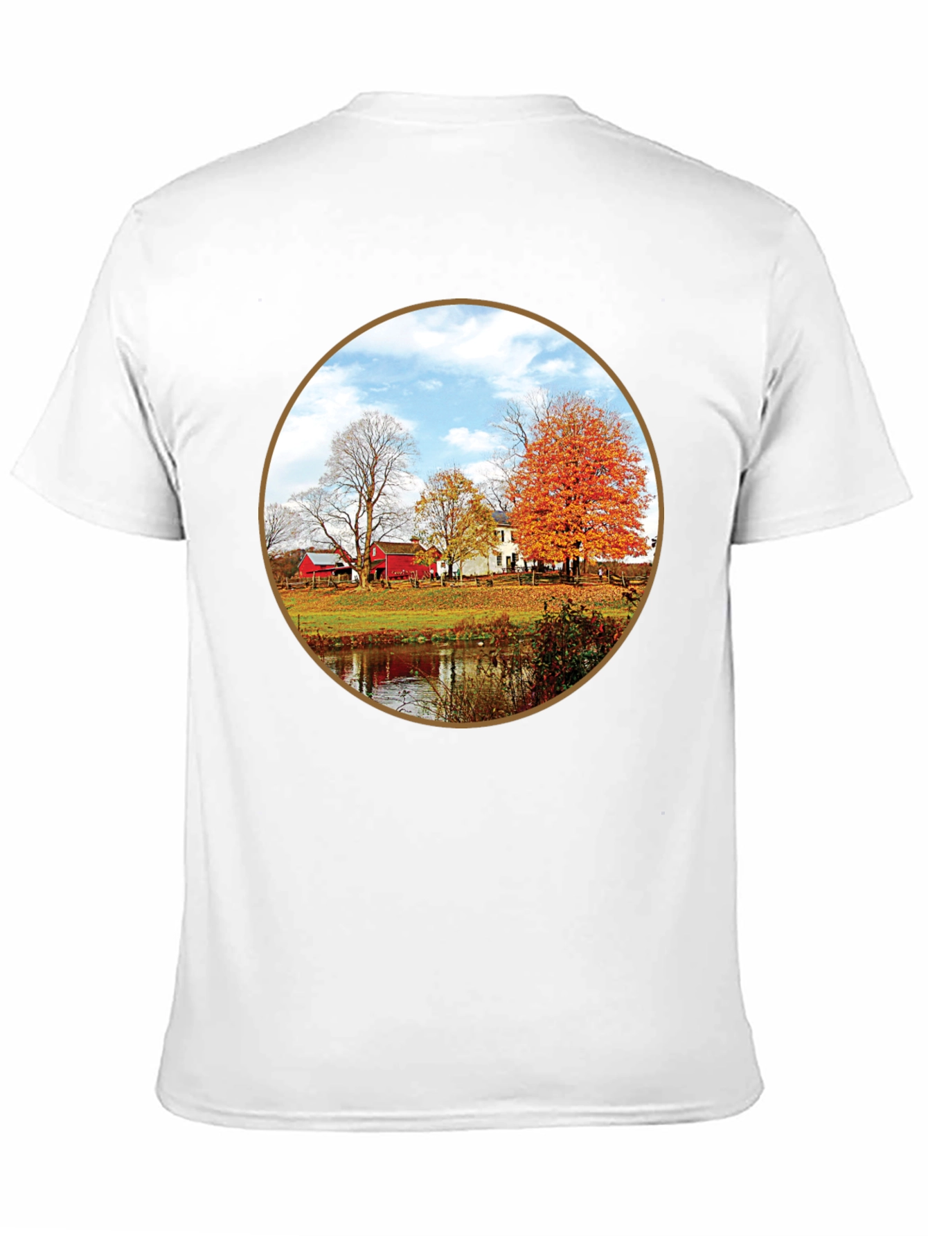 Autumn Farm T-Shirt - Black