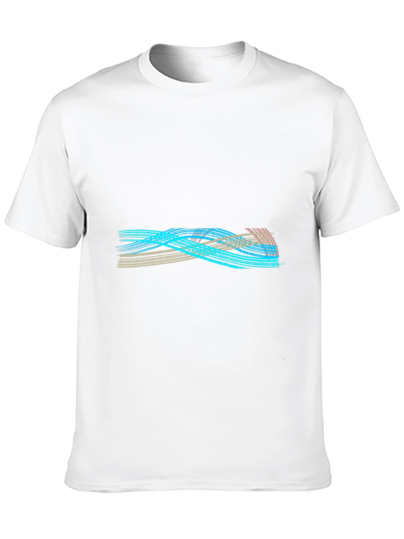 Abstract Lines Graphic Tee - Casual Comfort
