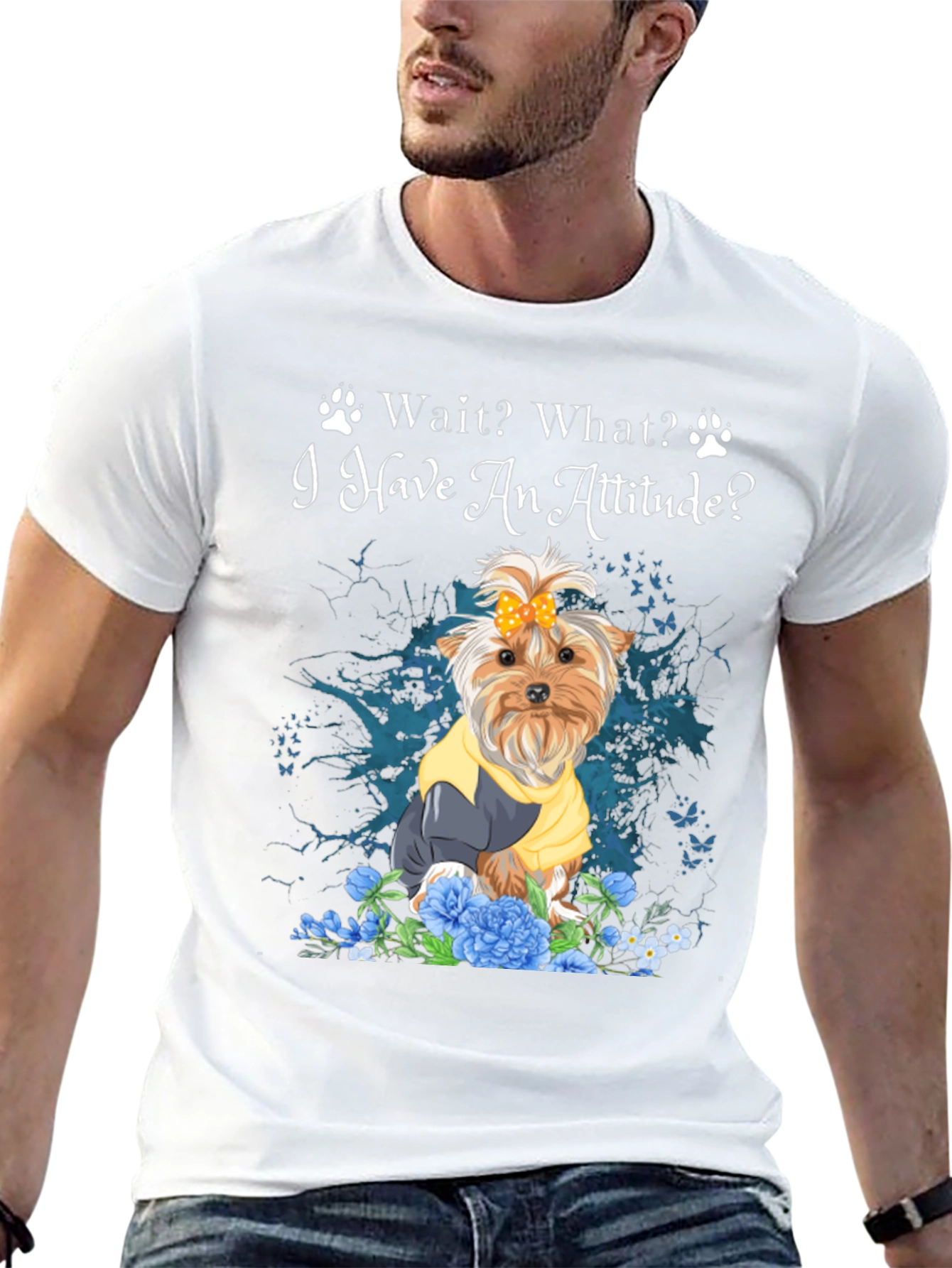 Attitude Dog T-Shirt: Wait What?