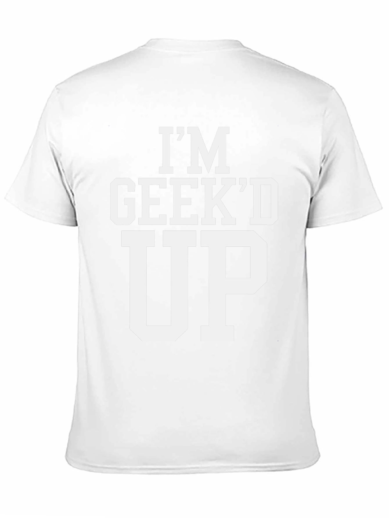 Im Geekd Up Graphic Tee - Cool Black T-Shirt