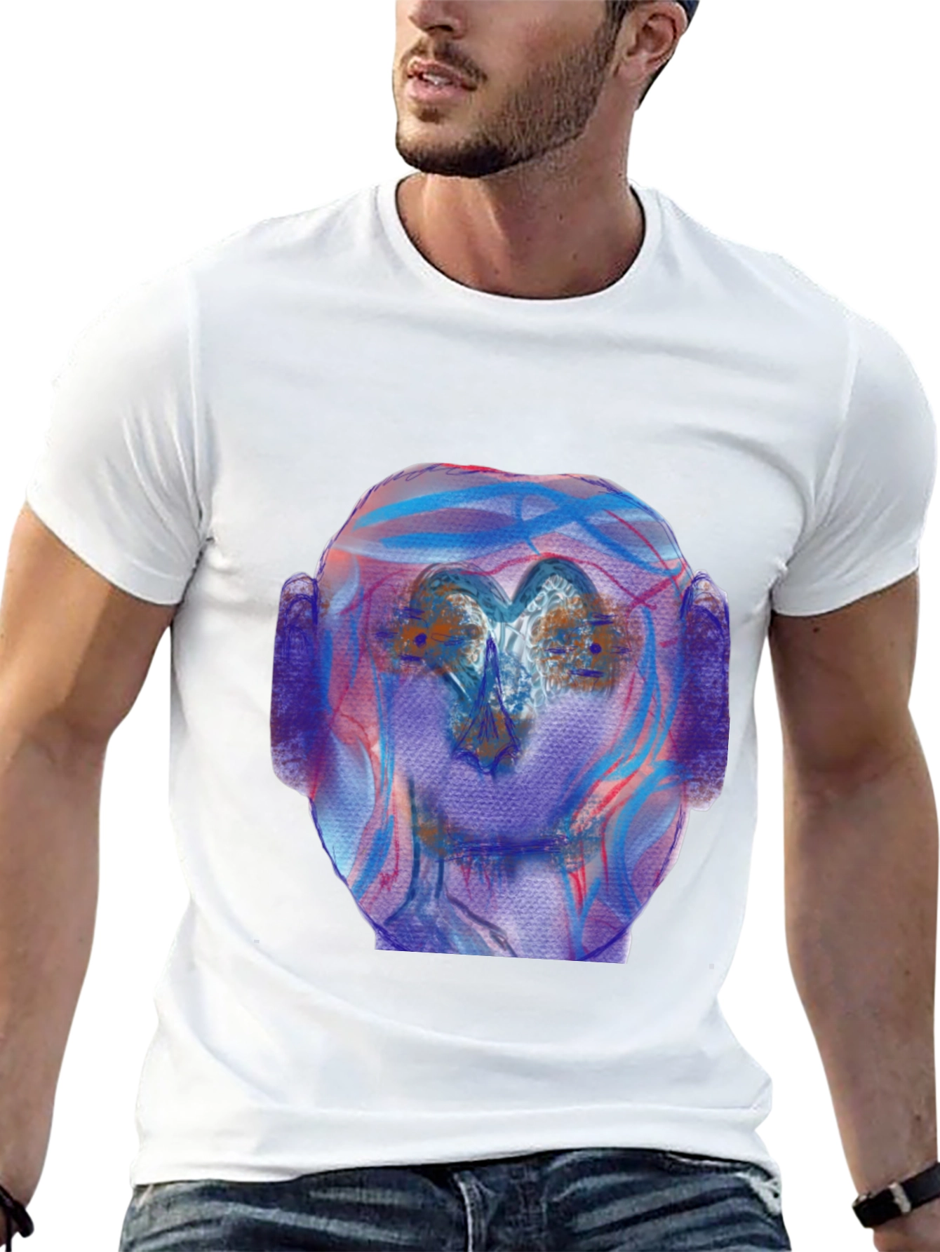 Abstract Art Tee - Unique Graphic Print Shirt