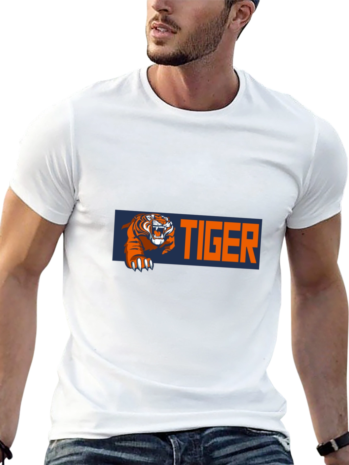 Cool Tiger Graphic T-Shirt - Bold Design