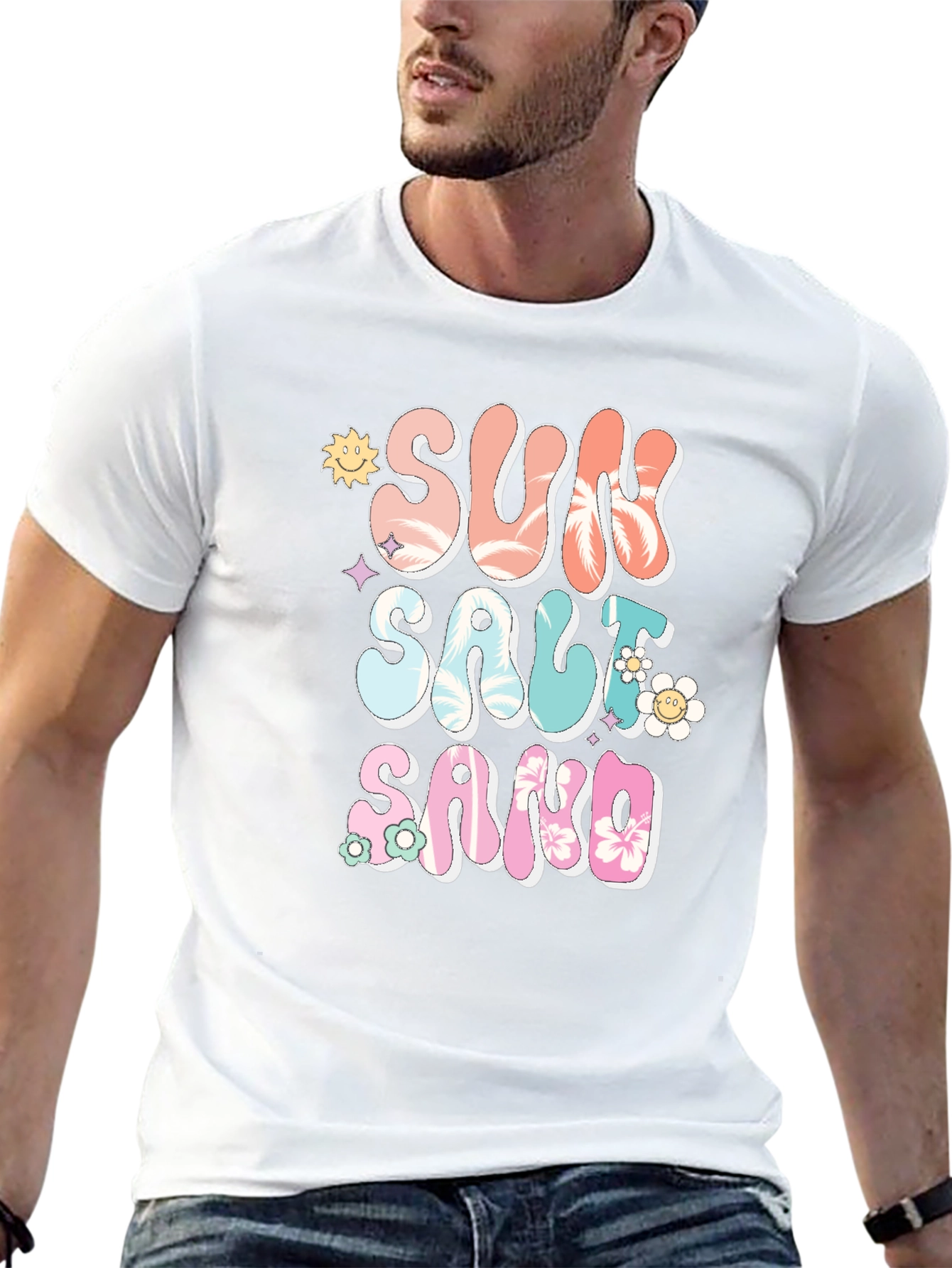 Sun Salt Sand Retro Graphic Tee