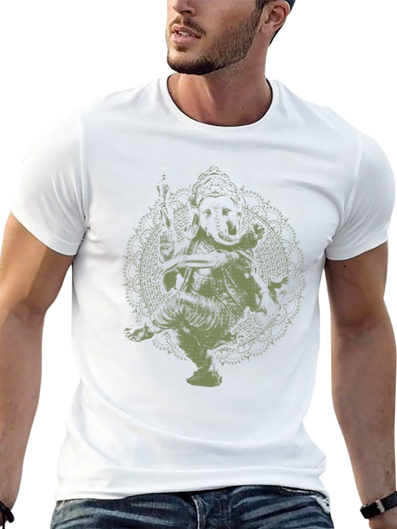 Ganesh Graphic Tee - Soft Cotton Blend