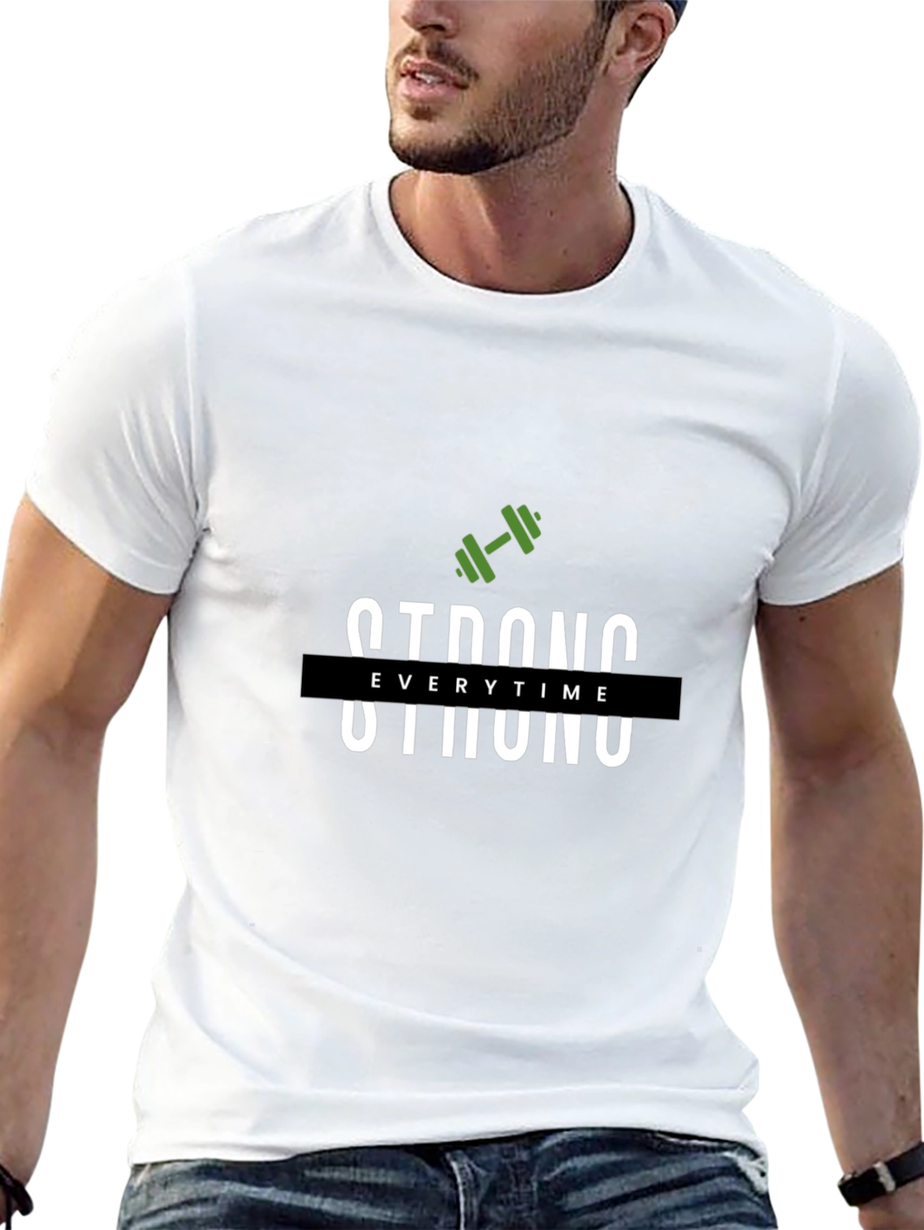 Strong Every Time Black T-Shirt