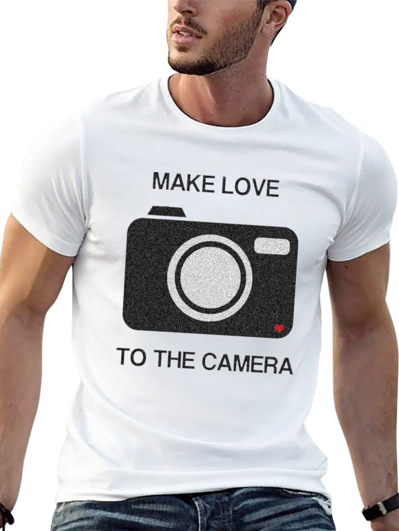 Make Love to the Camera Graphic Tee