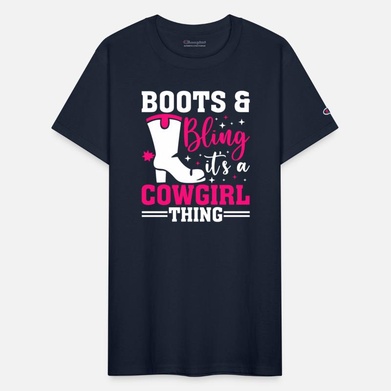 Funny Cowgirl Boots Bling Women Cute Love Country