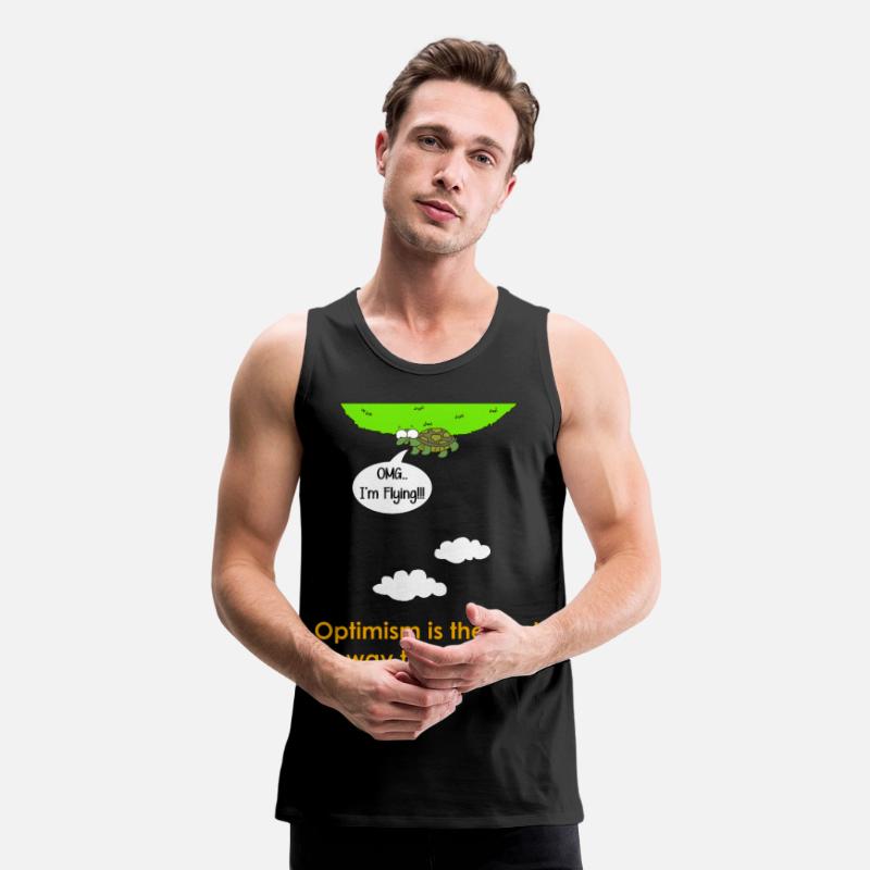 funny optimism turtle present gift tshirt
