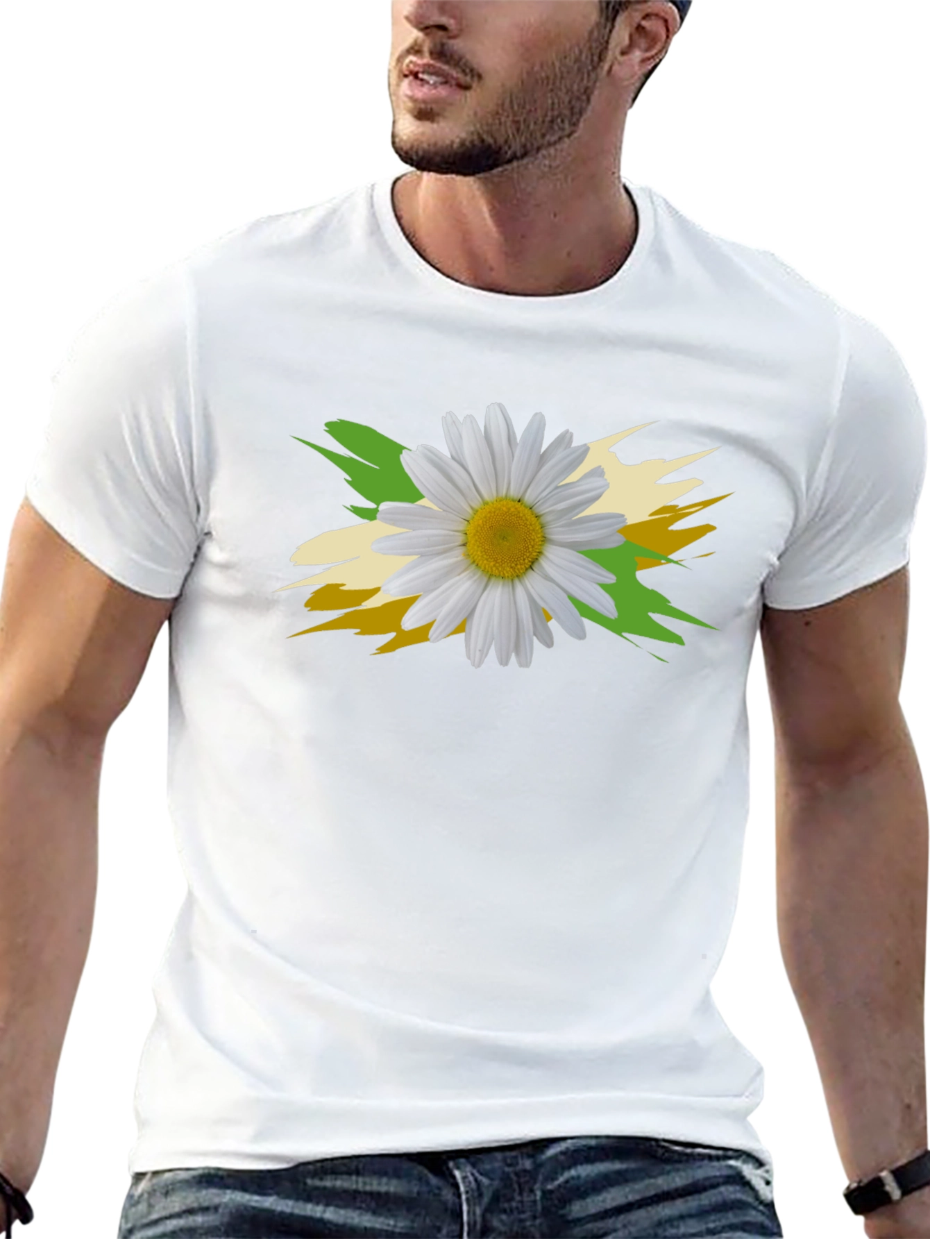 Daisy Graphic T-Shirt - Floral Design Tee