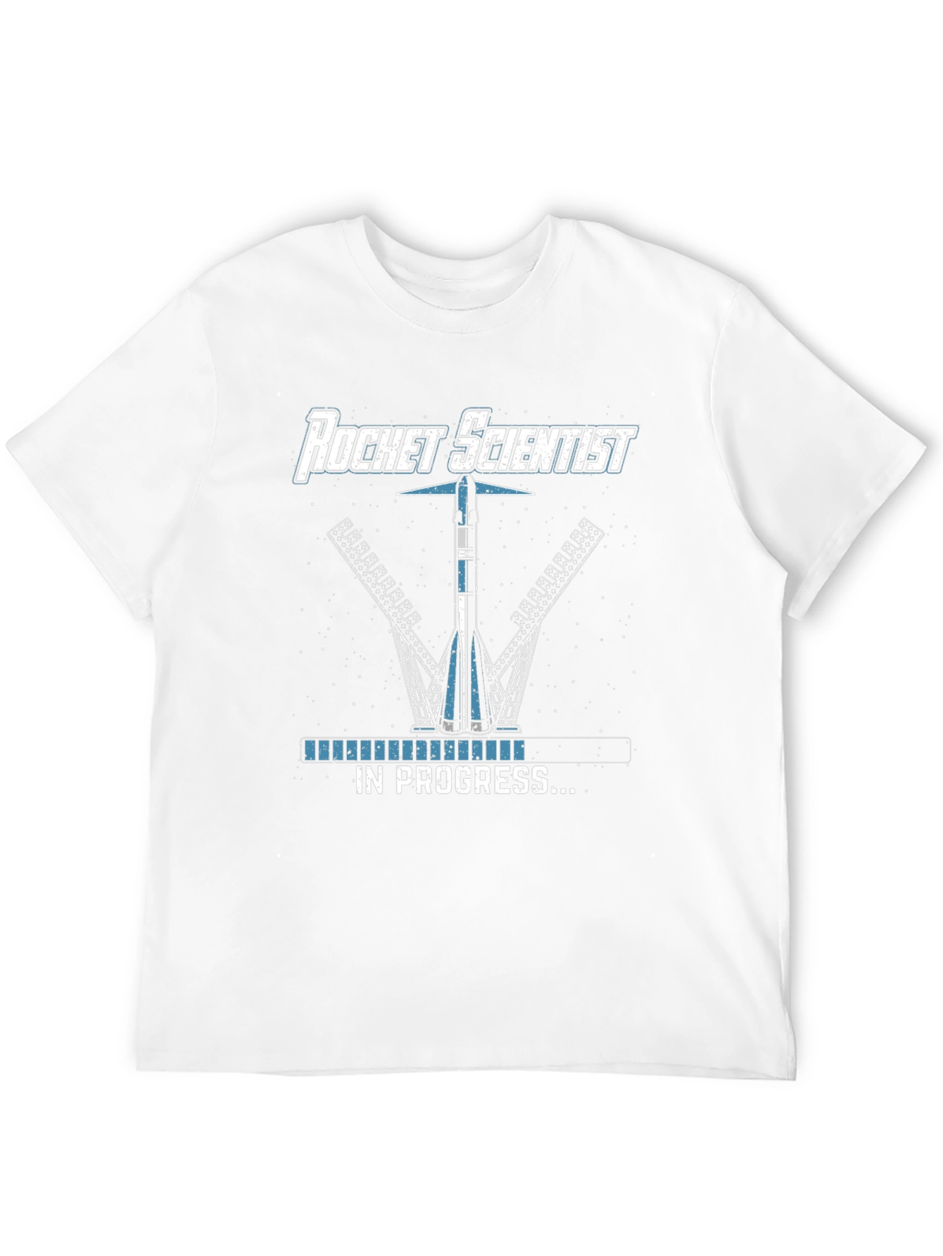 Rocket Scientist In Progress Black T-Shirt