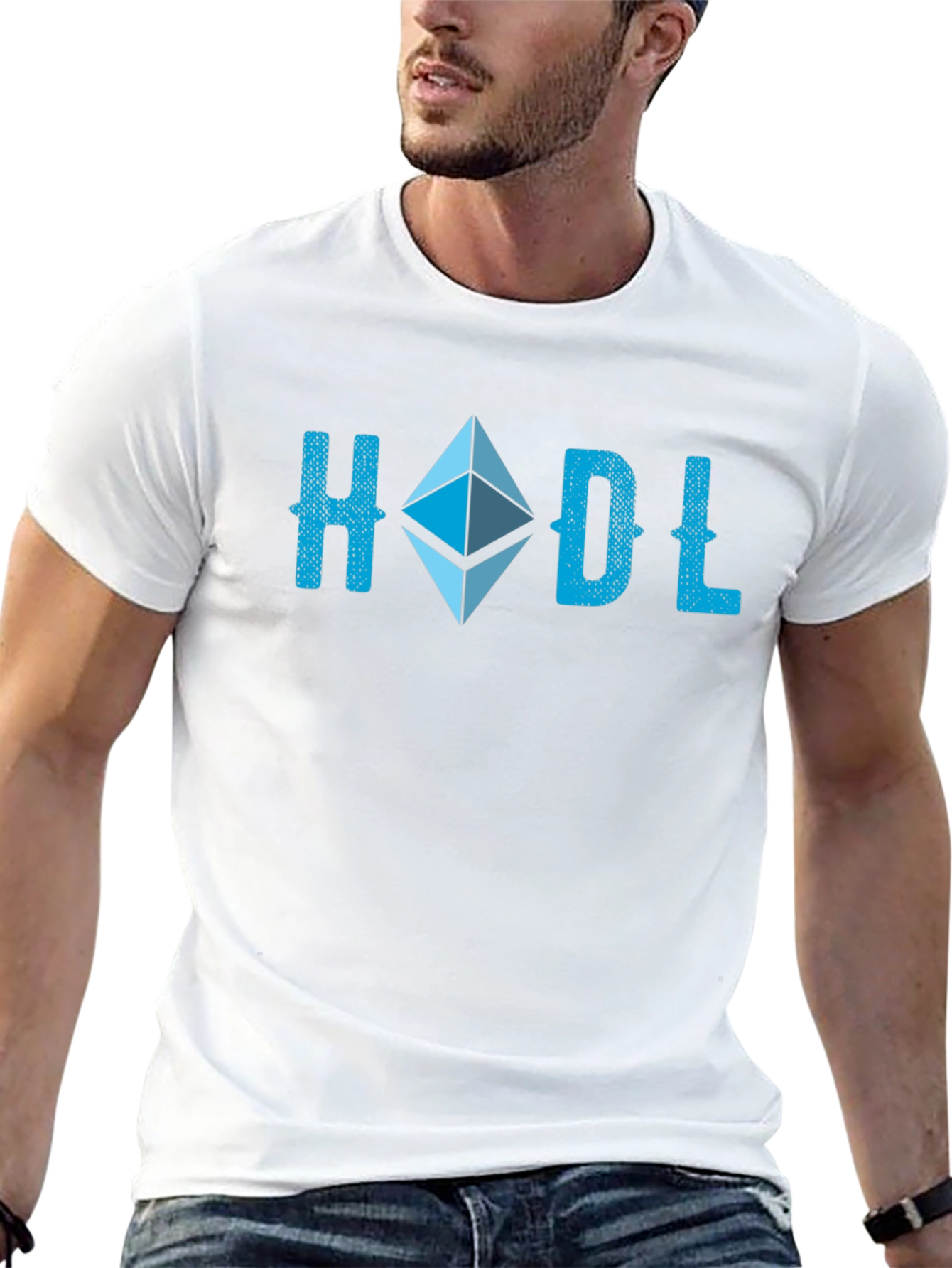 HODL Crypto T-Shirt - Ethereum Design