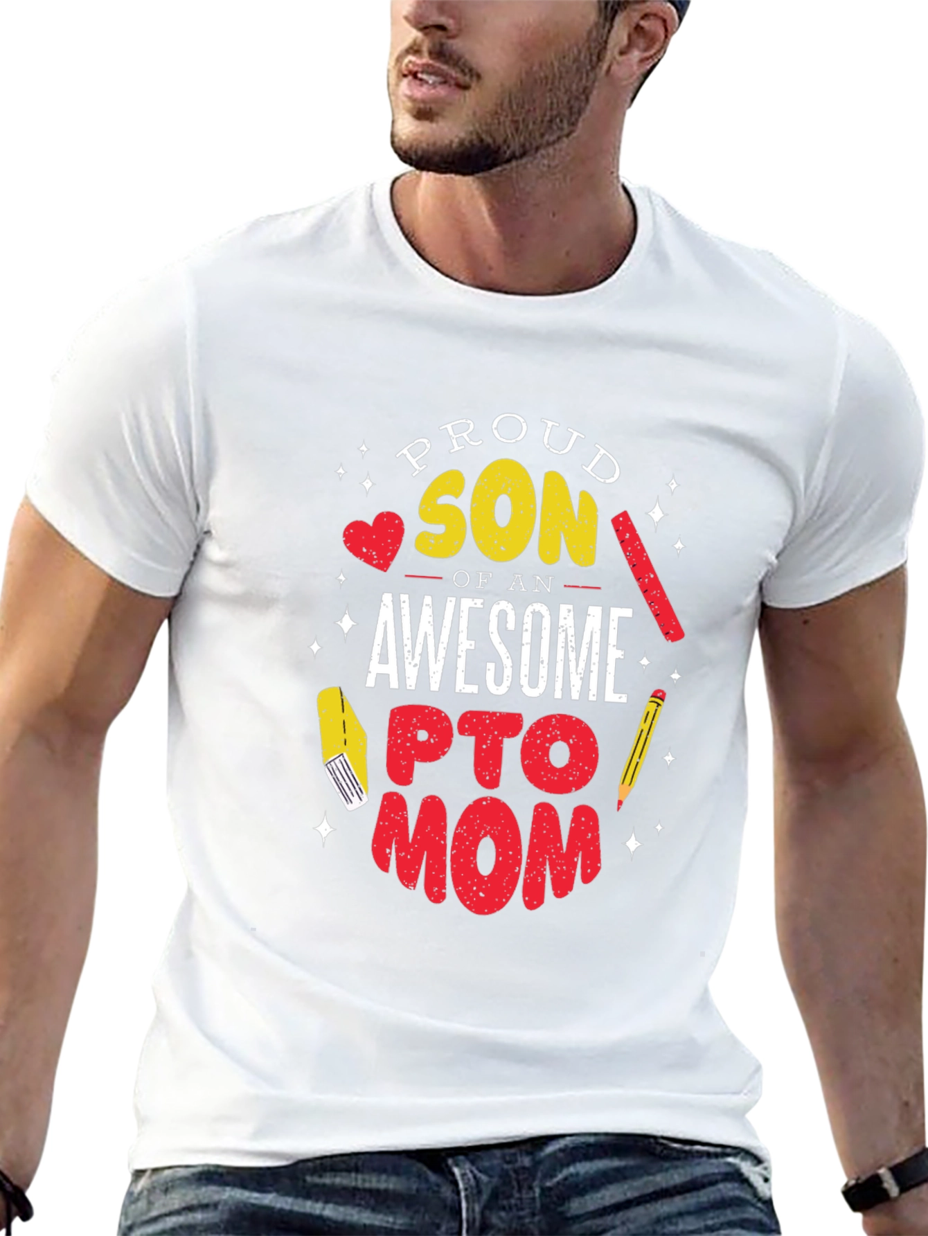 Proud Son of an Awesome PTO Mom Graphic Tee