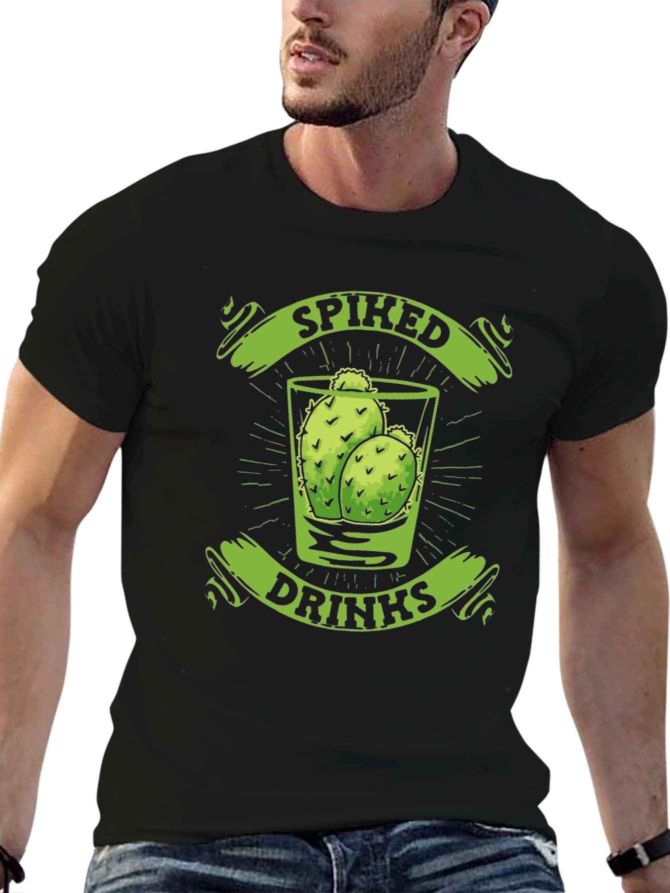 Spiked Drinks Cactus T-Shirt
