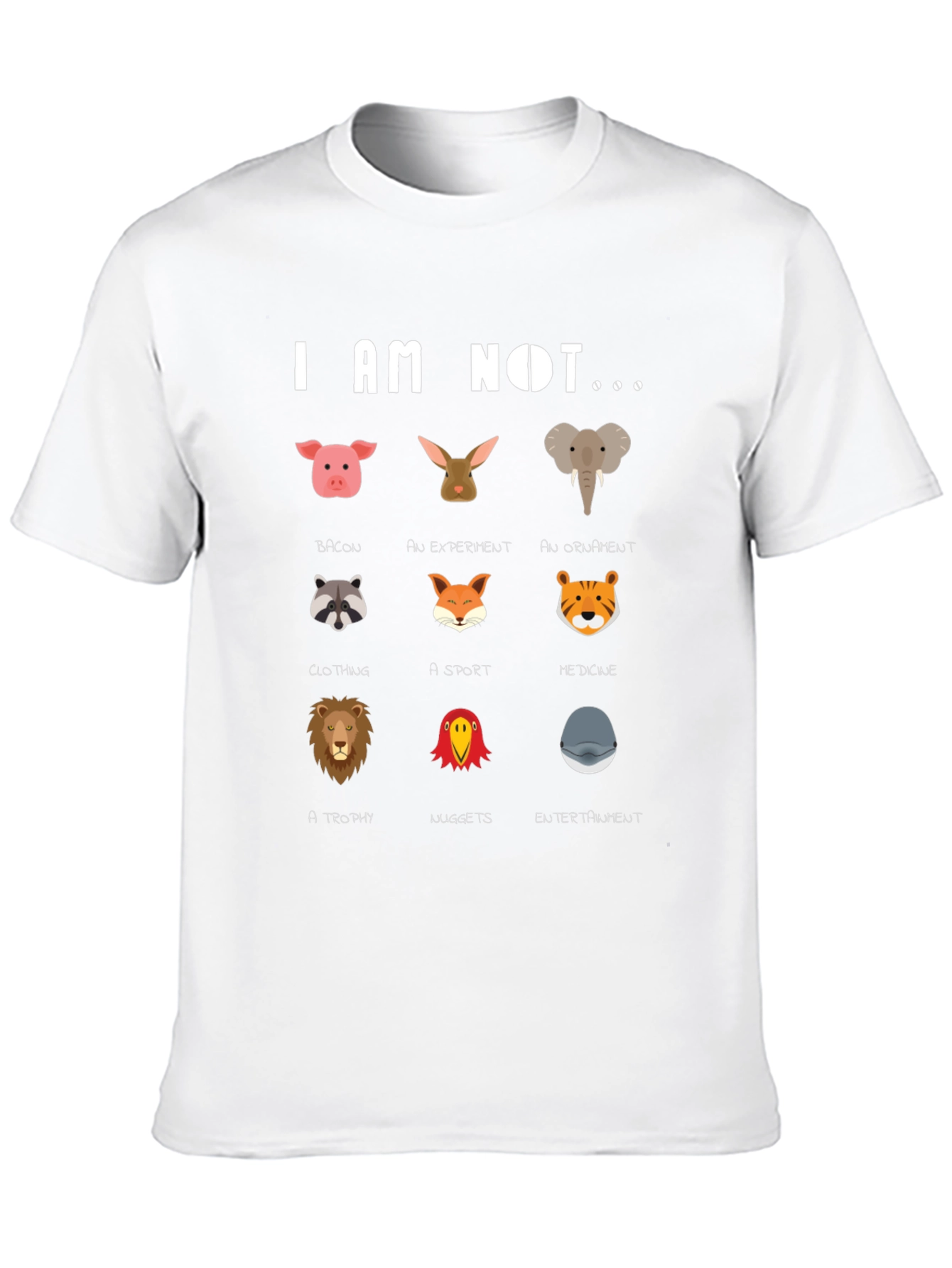 Animal Rights Graphic T-Shirt - I Am Not...