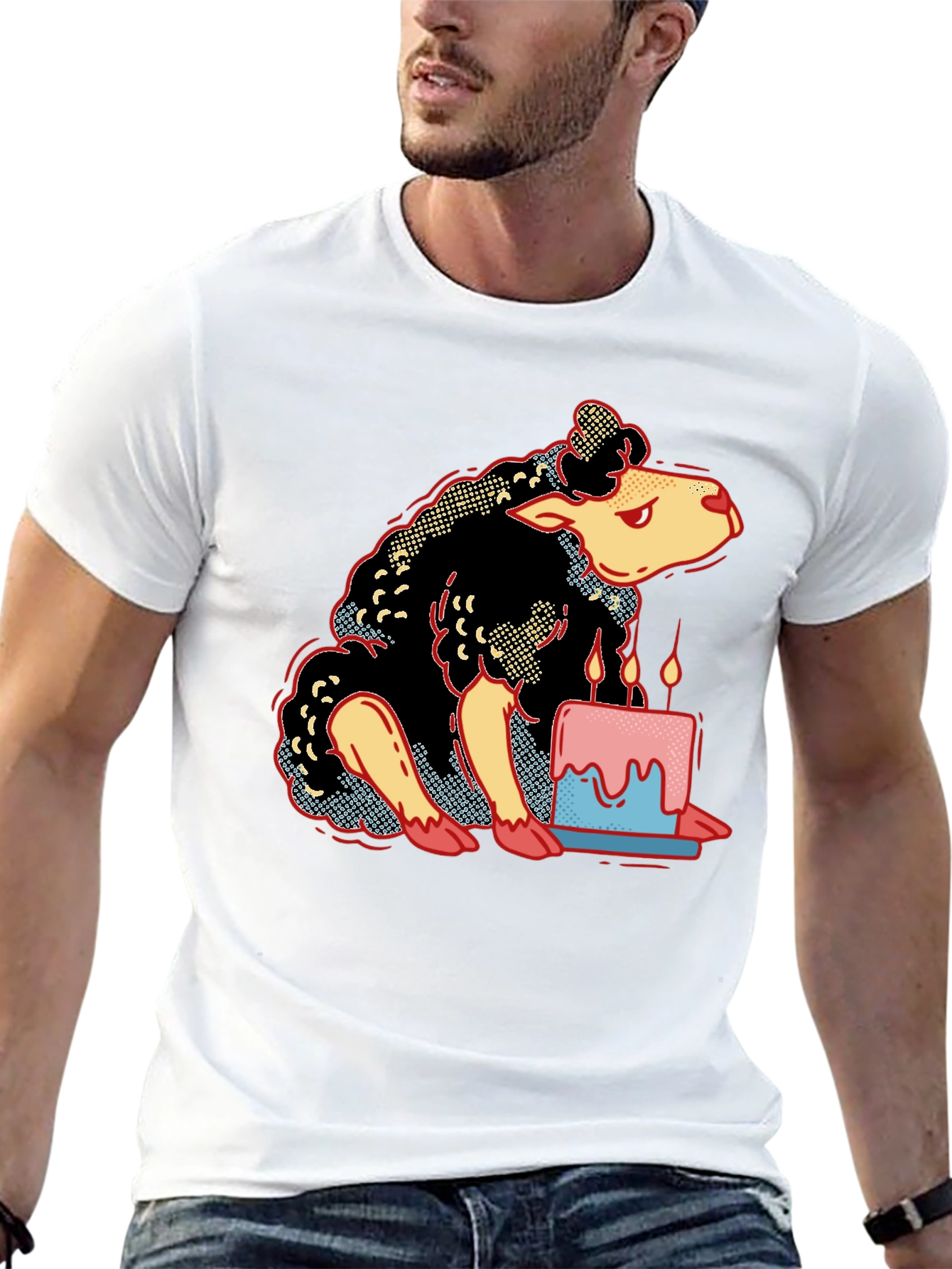 Black Sheep Birthday Cake Graphic Tee