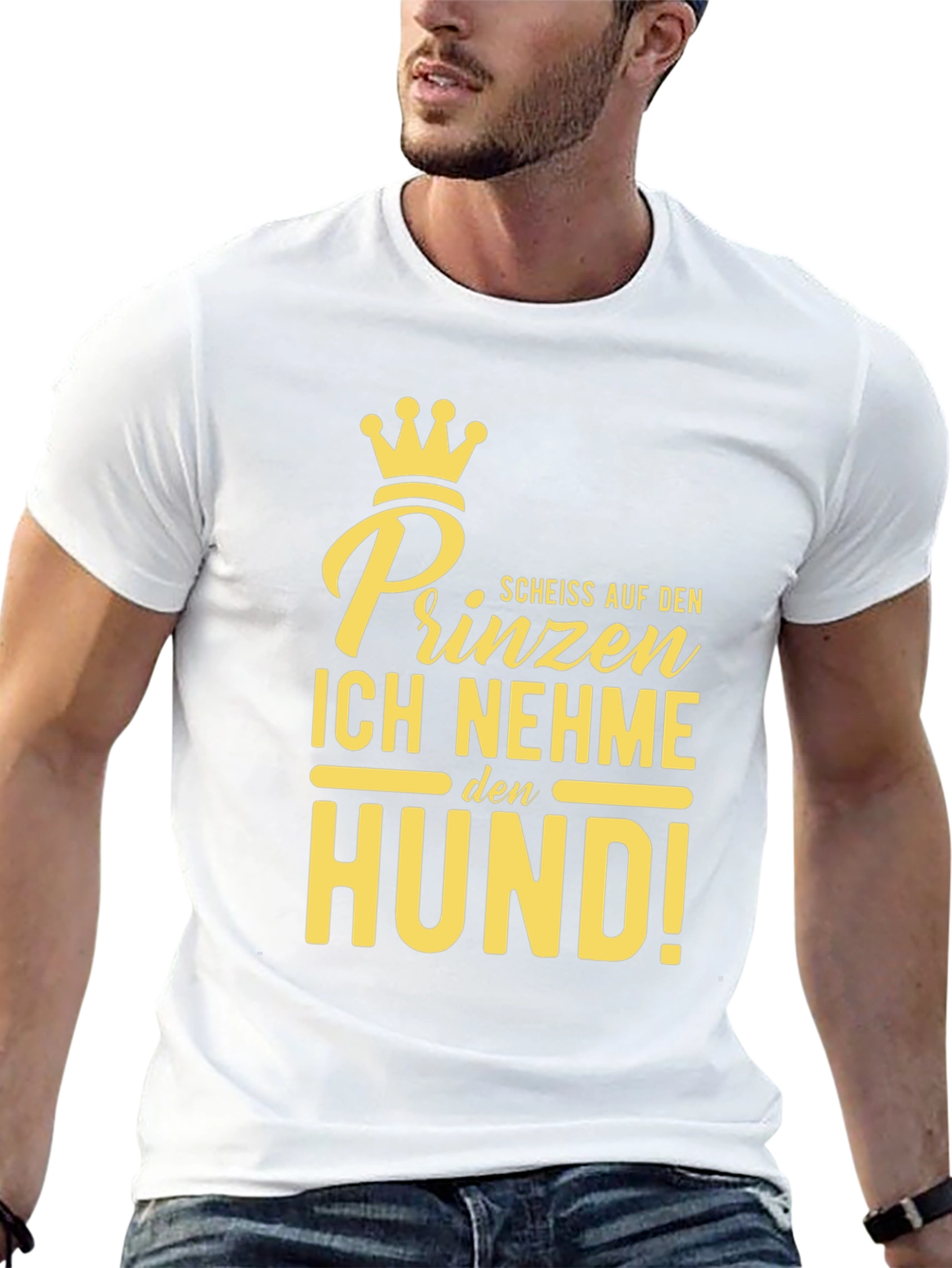 Prince Dog Lover Black T-Shirt
