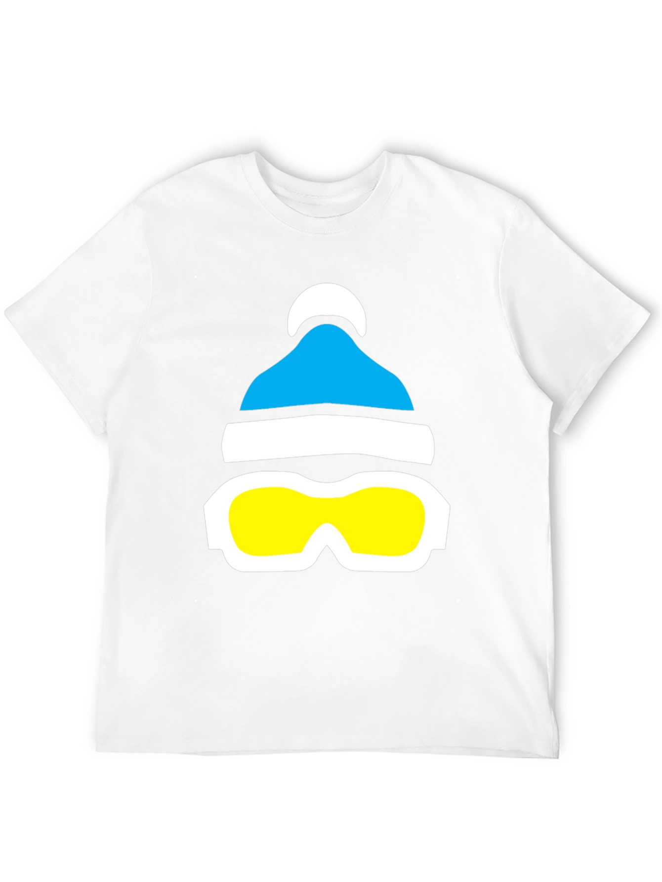 Ski Hat & Goggles Graphic Tee - Winter Fun!